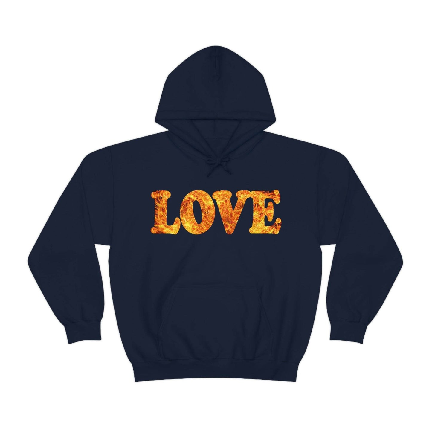 Love Fire Hooded Sweatshirt - Giftsmojo