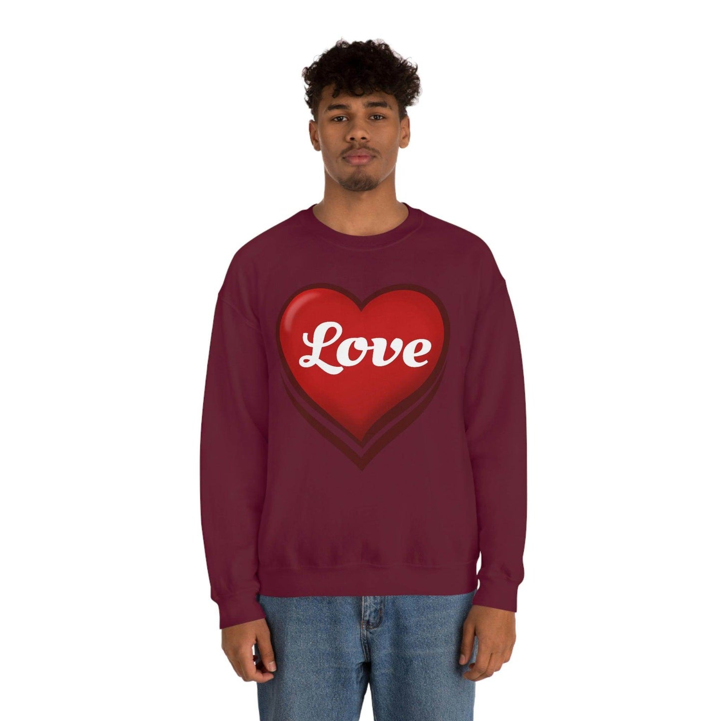 Love Sweatshirt, Valentine's Gift, - Giftsmojo