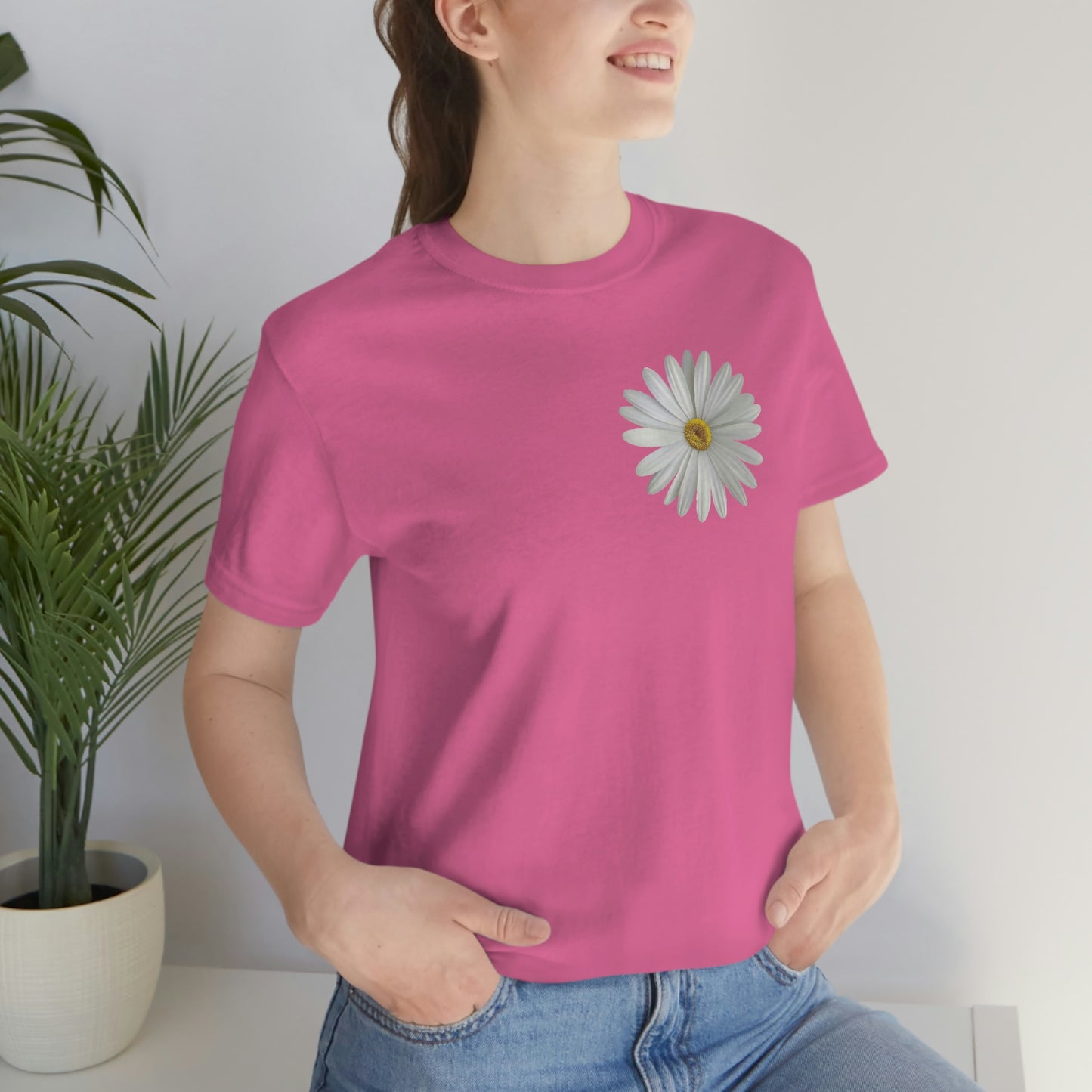 Daisy Shirt Floral Shirt Gift, Boho Shirt, Birth Month Flower, Gift For Mom, Daisy Women Shirt Flower Tee Summer Shirt,