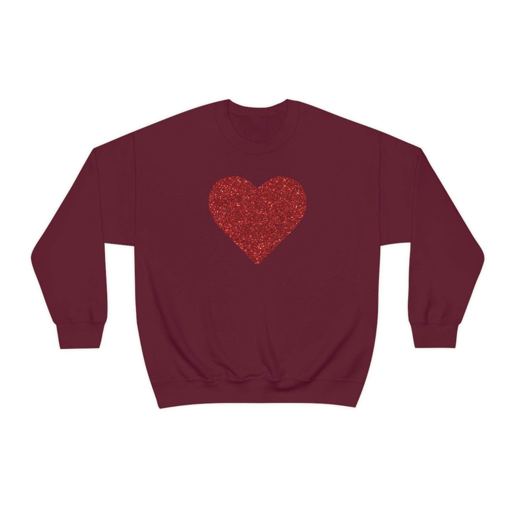 Heart Sweatshirt Love sweatshirt Love Shirt Cute Love Shirt with Heart Valentine sweatshirt - Matching Love shirt Girlfriend gift Boyfriend - Giftsmojo