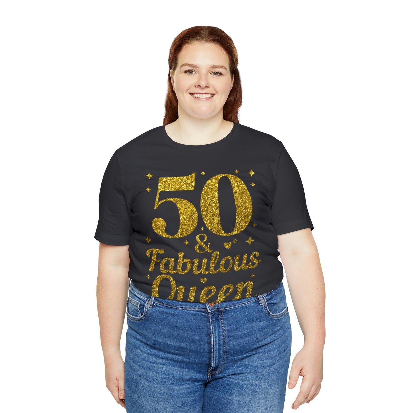 50 and Fabulous Queen shirt, Funny 50th birthday shirt, 50th birthday Tshirt, birthday queen shirt, Gift for 50th birthday, Vintage shirt, birthday gift, birthday girl shirt, mom’s birthday gift - Giftsmojo