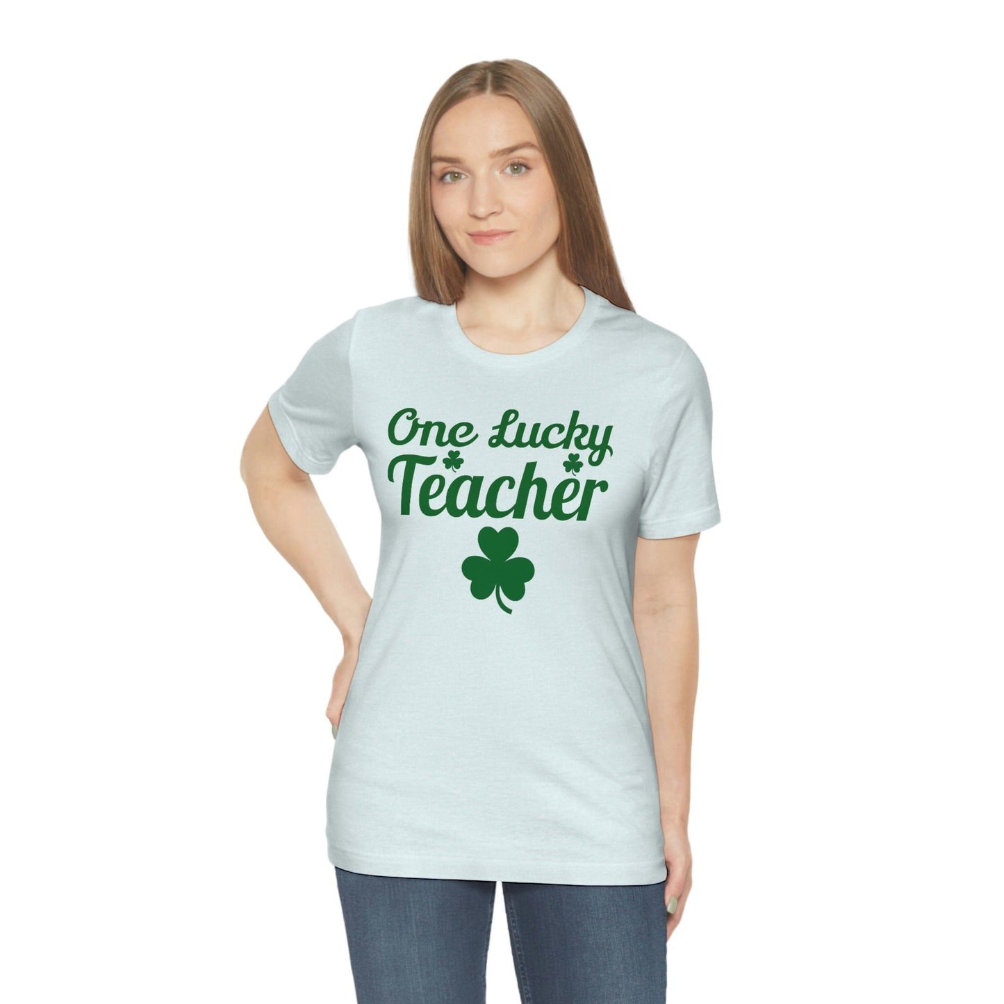 One Lucky Teacher Shirt feeling Lucky St Patrick's Day shirt - Funny St Paddy's day Funny Shirt