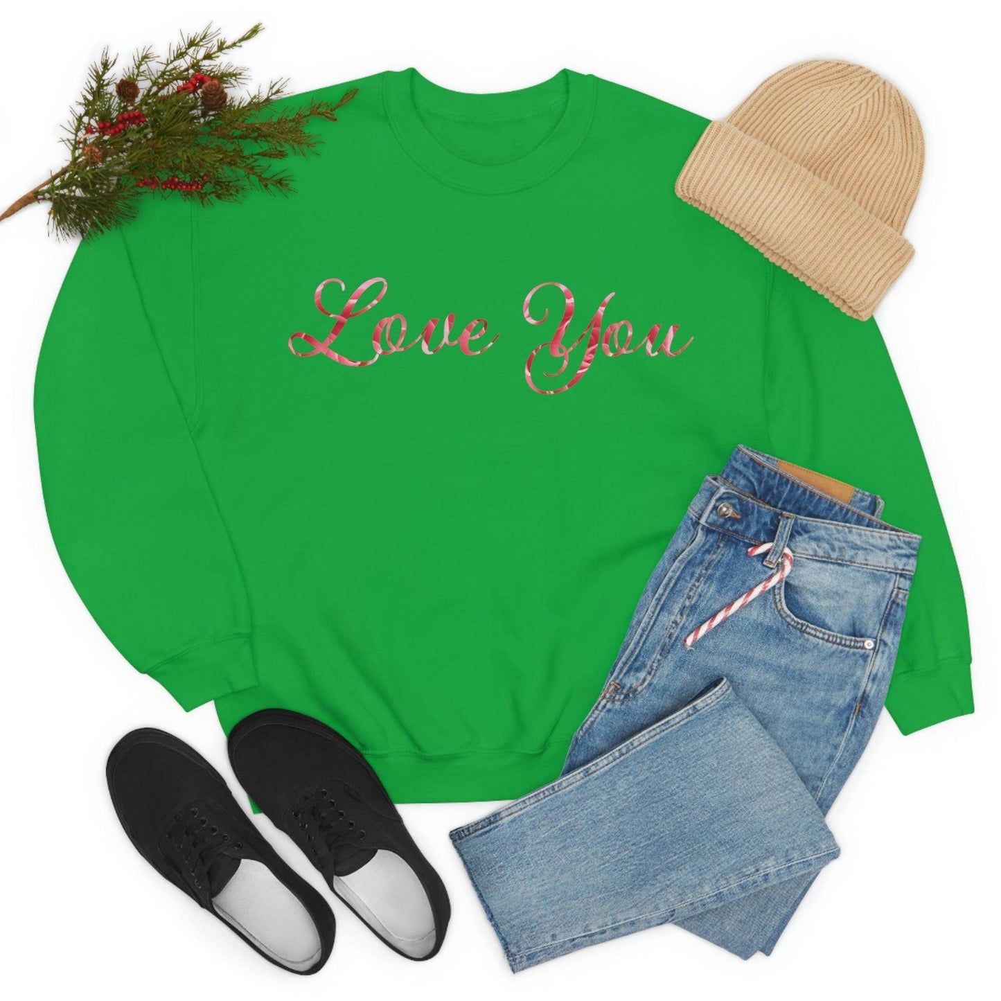 Love You Sweatshirt, love shirt, wedding gift, engagement gift, anniversary gift, couple shirt, matching shirt - Giftsmojo