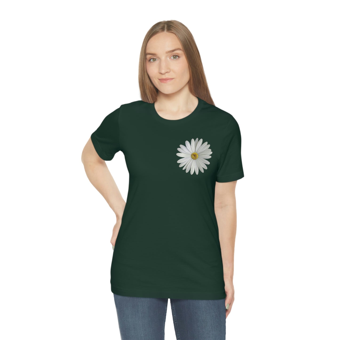 Daisy Shirt Floral Shirt Gift, Boho Shirt, Birth Month Flower, Gift For Mom, Daisy Women Shirt Flower Tee Summer Shirt,