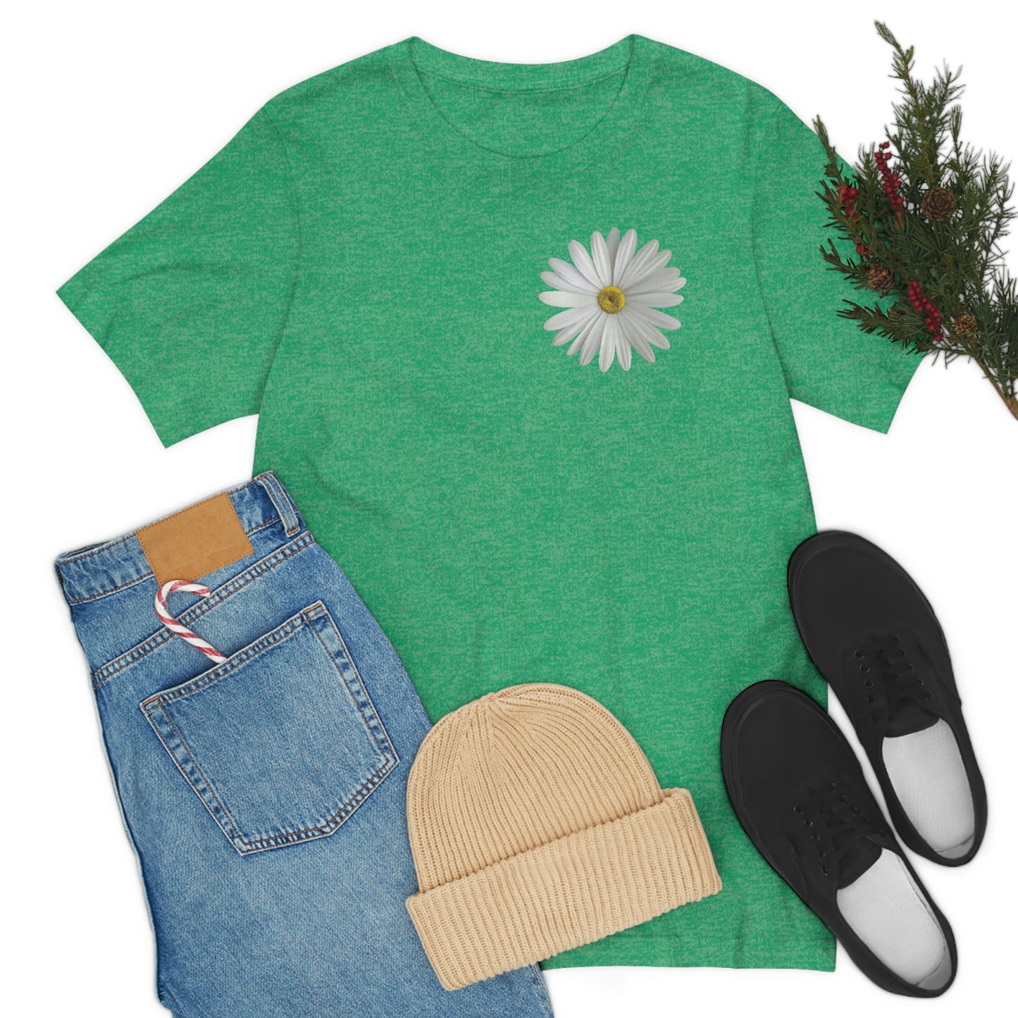 Daisy Shirt Floral Shirt Gift, Boho Shirt, Birth Month Flower, Gift For Mom, Daisy Women Shirt Flower Tee Summer Shirt,