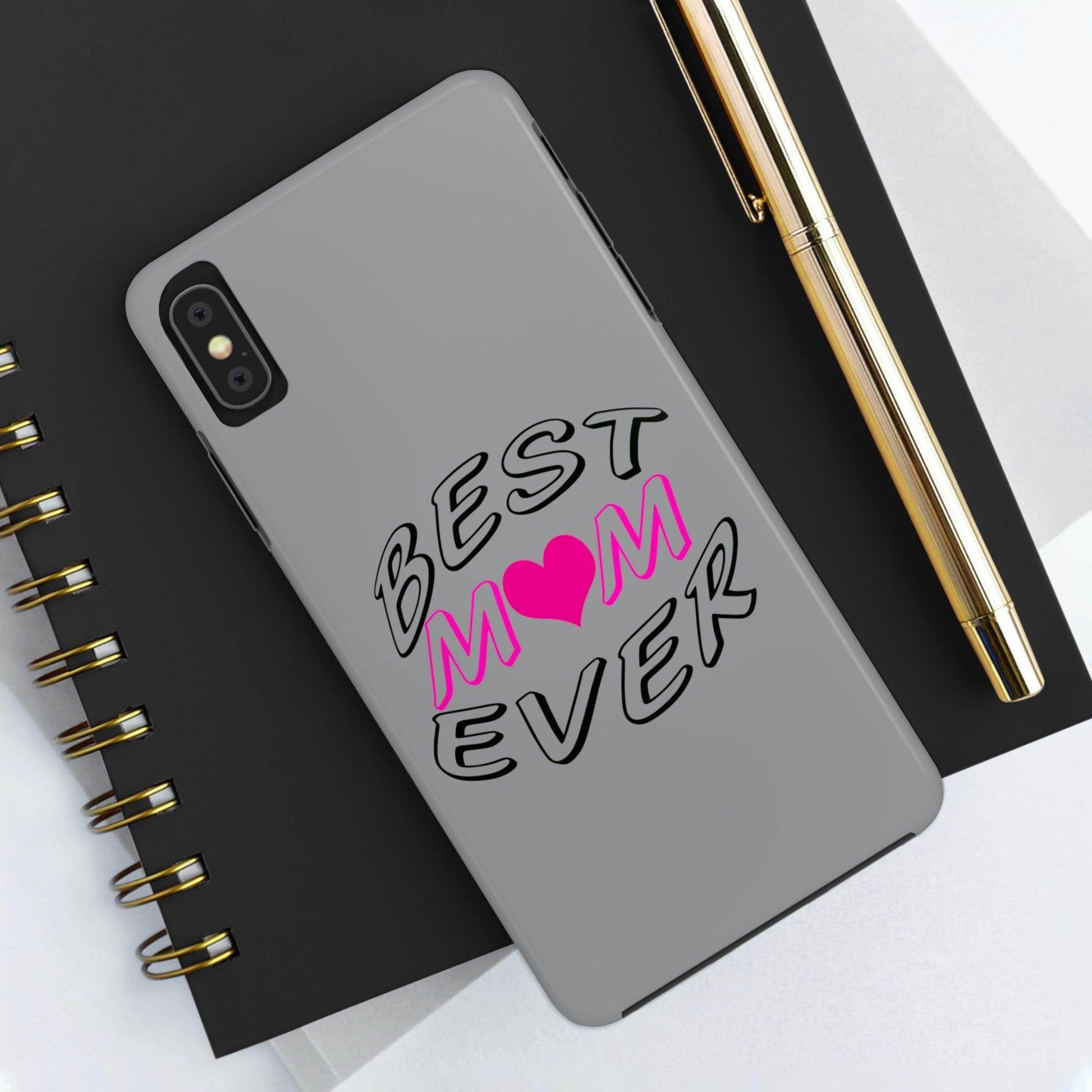 Best Mom Ever phone case, Tough Phone Cases, Mom Phone Case fit for iPhone 14 Pro, 13, 12, 11 Pro Max, Xr, Xs, 8+, 7, And Samsung S6 - Giftsmojo