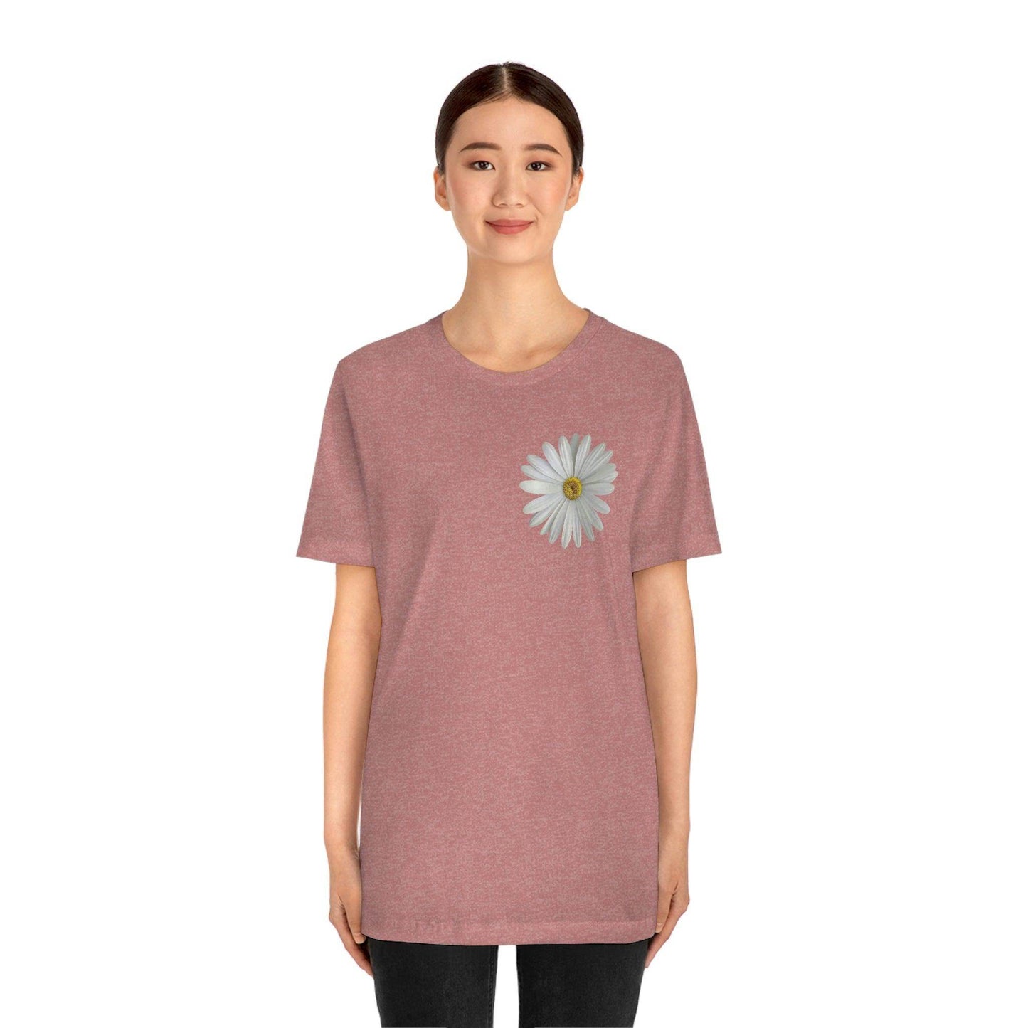 Daisy Shirt Floral Shirt Gift, Boho Shirt, Birth Month Flower, Gift For Mom, Daisy Women Shirt Flower Tee Summer Shirt, - Giftsmojo