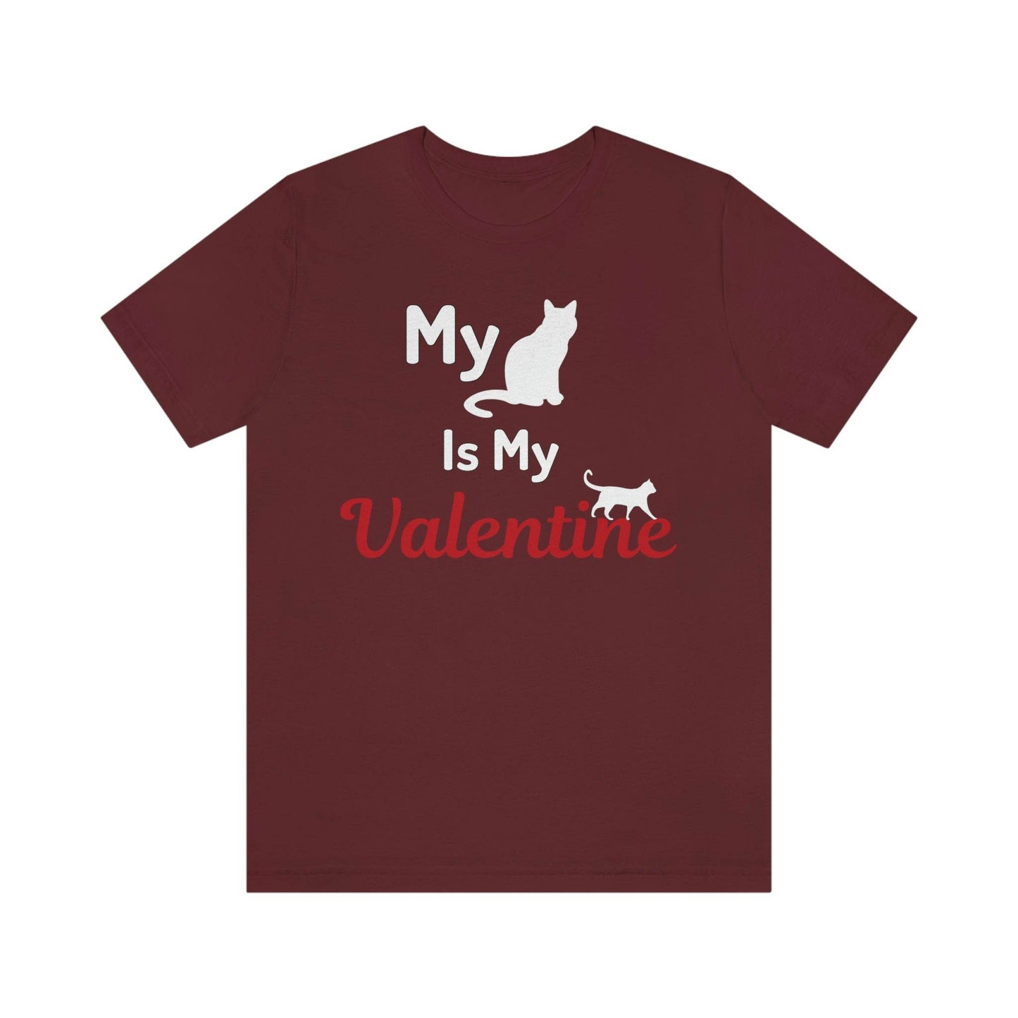 My Cat is My Valentine, Pet lover Valentine shirt - Cute cat lover shirt - gift for cat lovers - Giftsmojo
