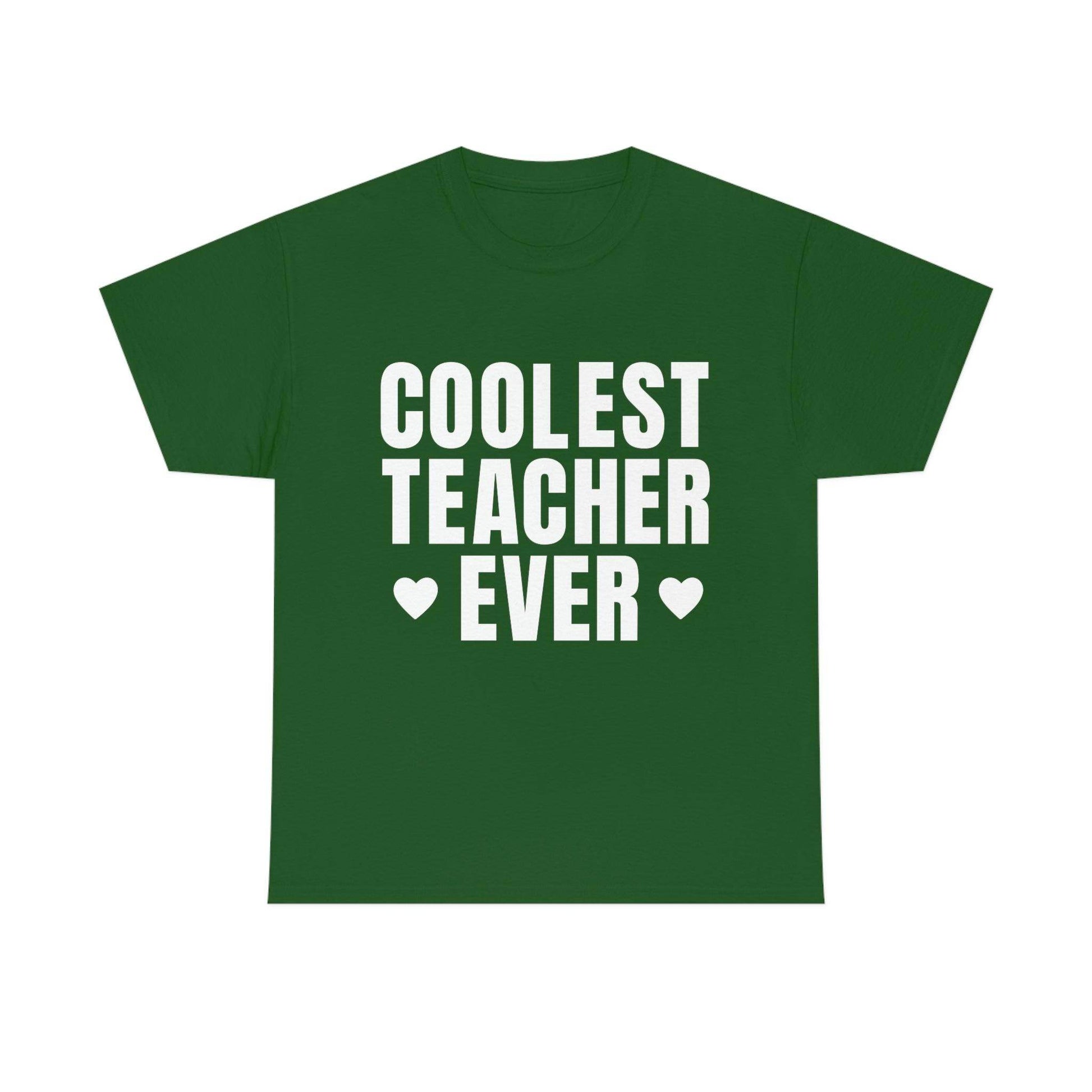 Coolest Teacher Ever Tee - Giftsmojo