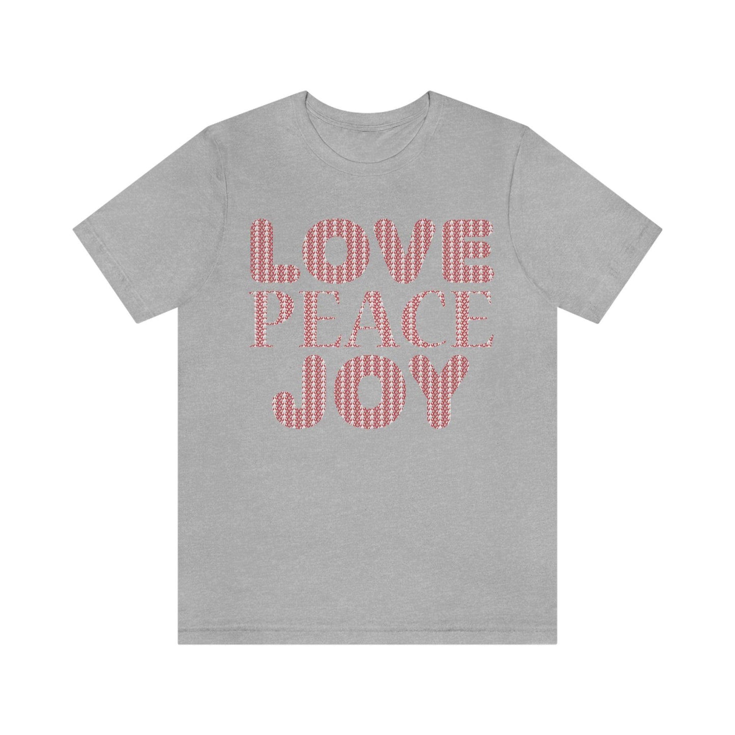 love peace joy Tee - Giftsmojo