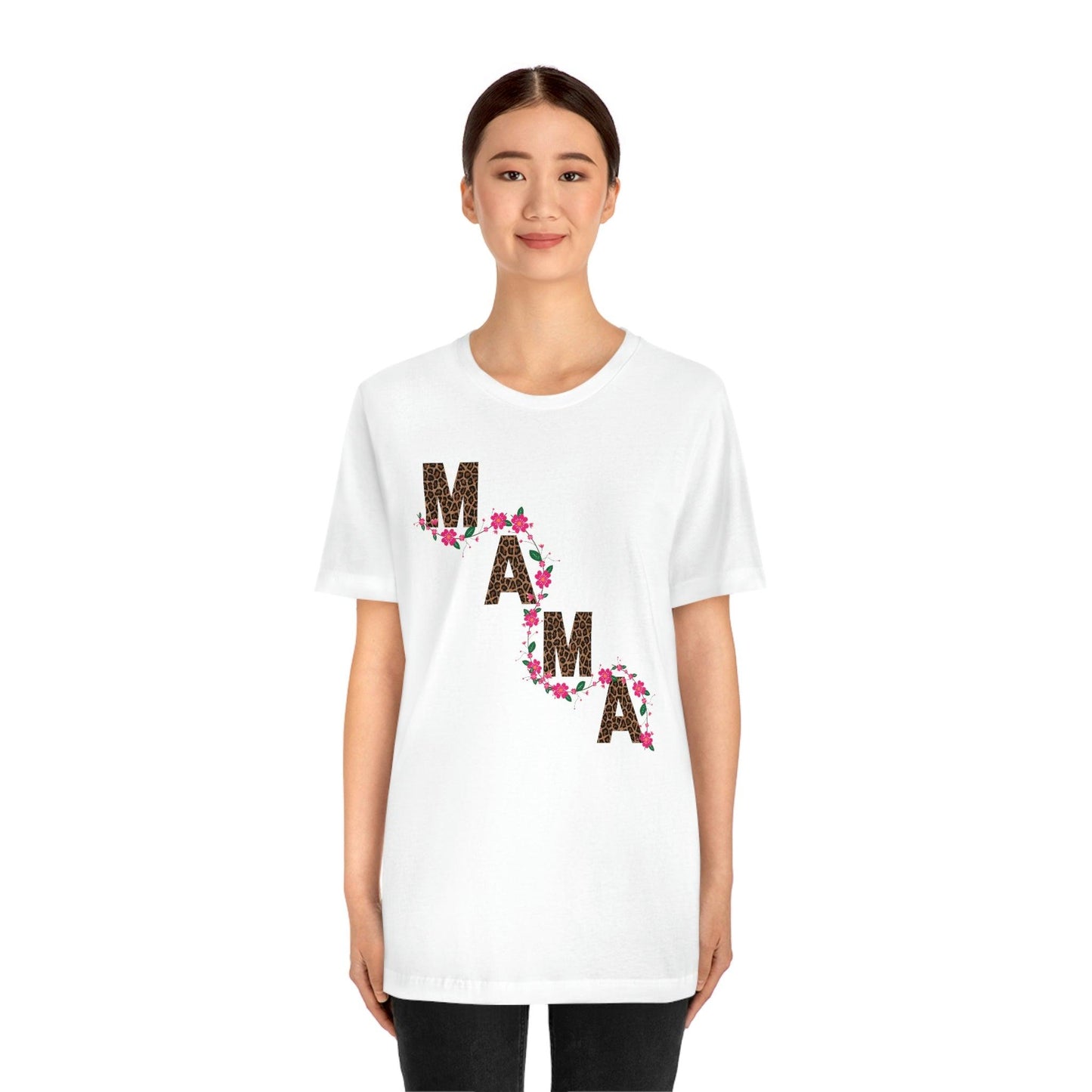 Leopard print Mama shirt Flower mama shirt - Leopard Mama Shirt mothers day shirt new mom shirt - Giftsmojo