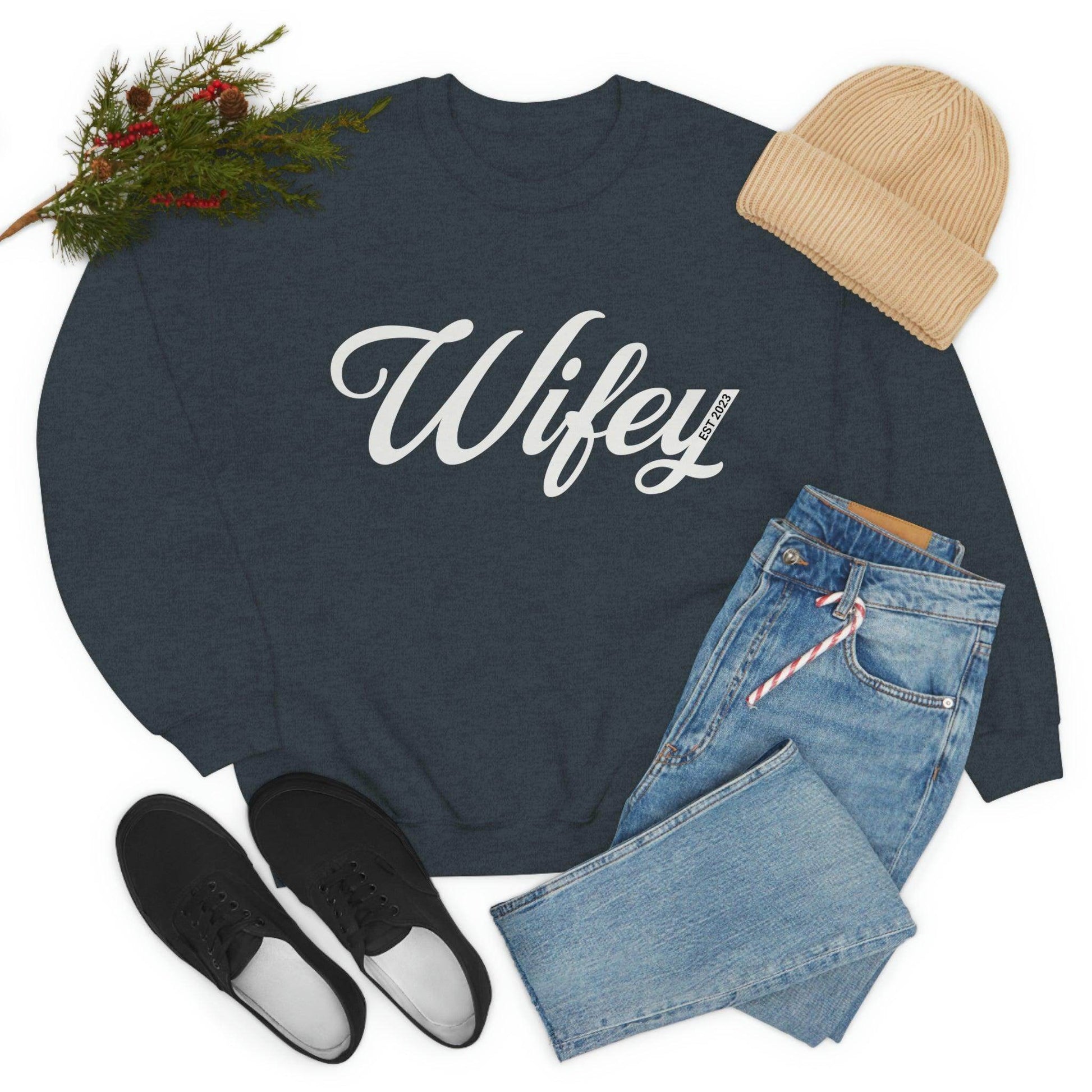 Wifey Sweatshirt - Giftsmojo