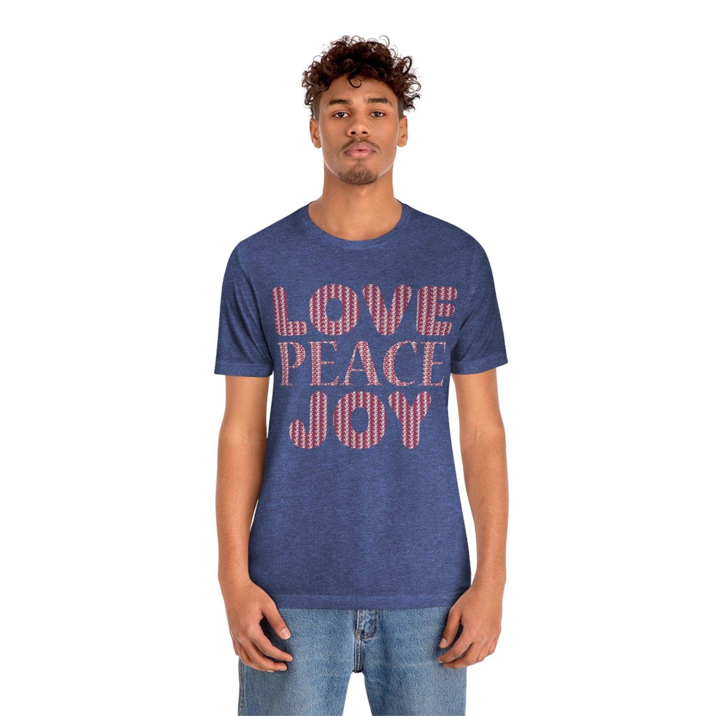 love peace joy Tee - Giftsmojo