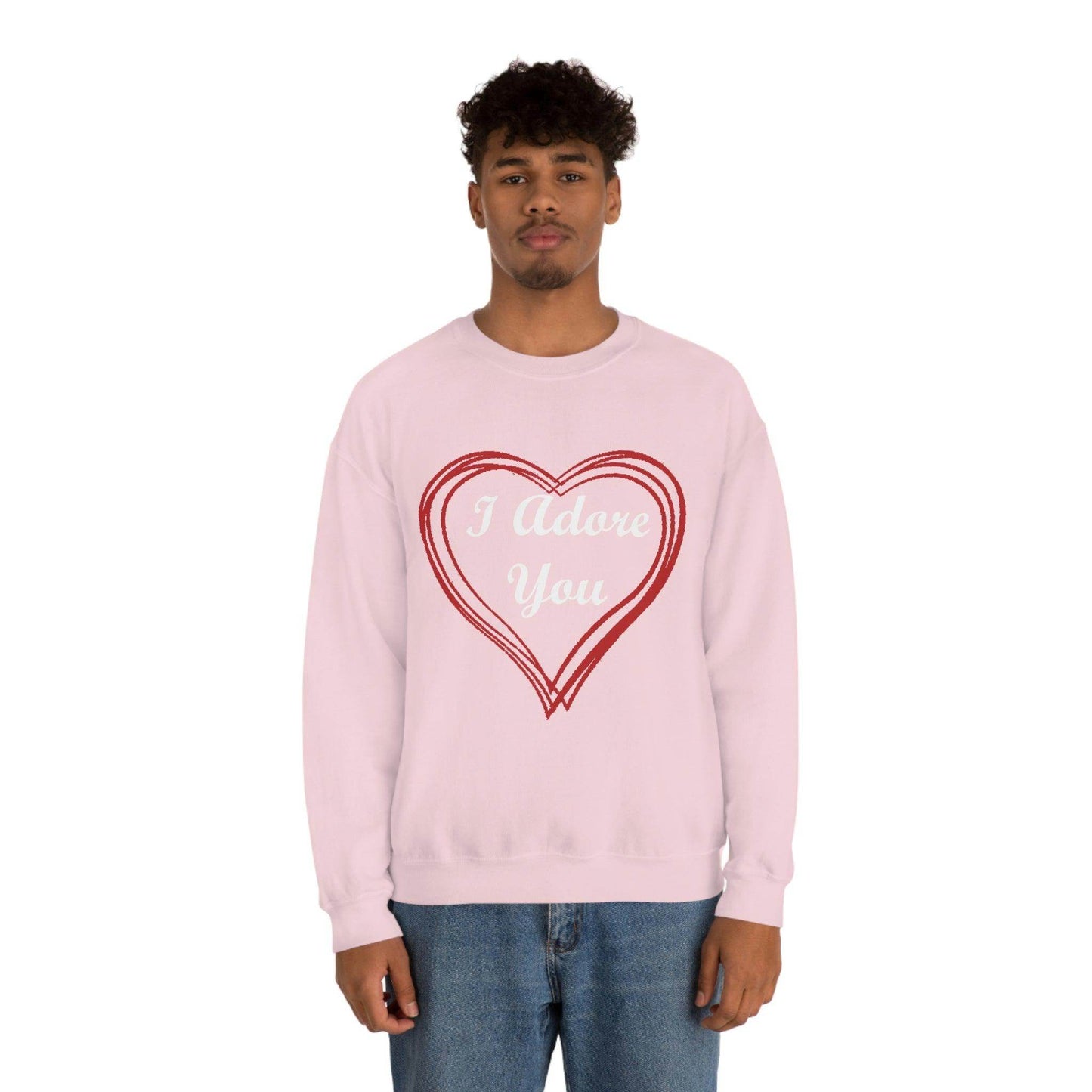 I Adore You Crewneck Sweatshirt - Giftsmojo