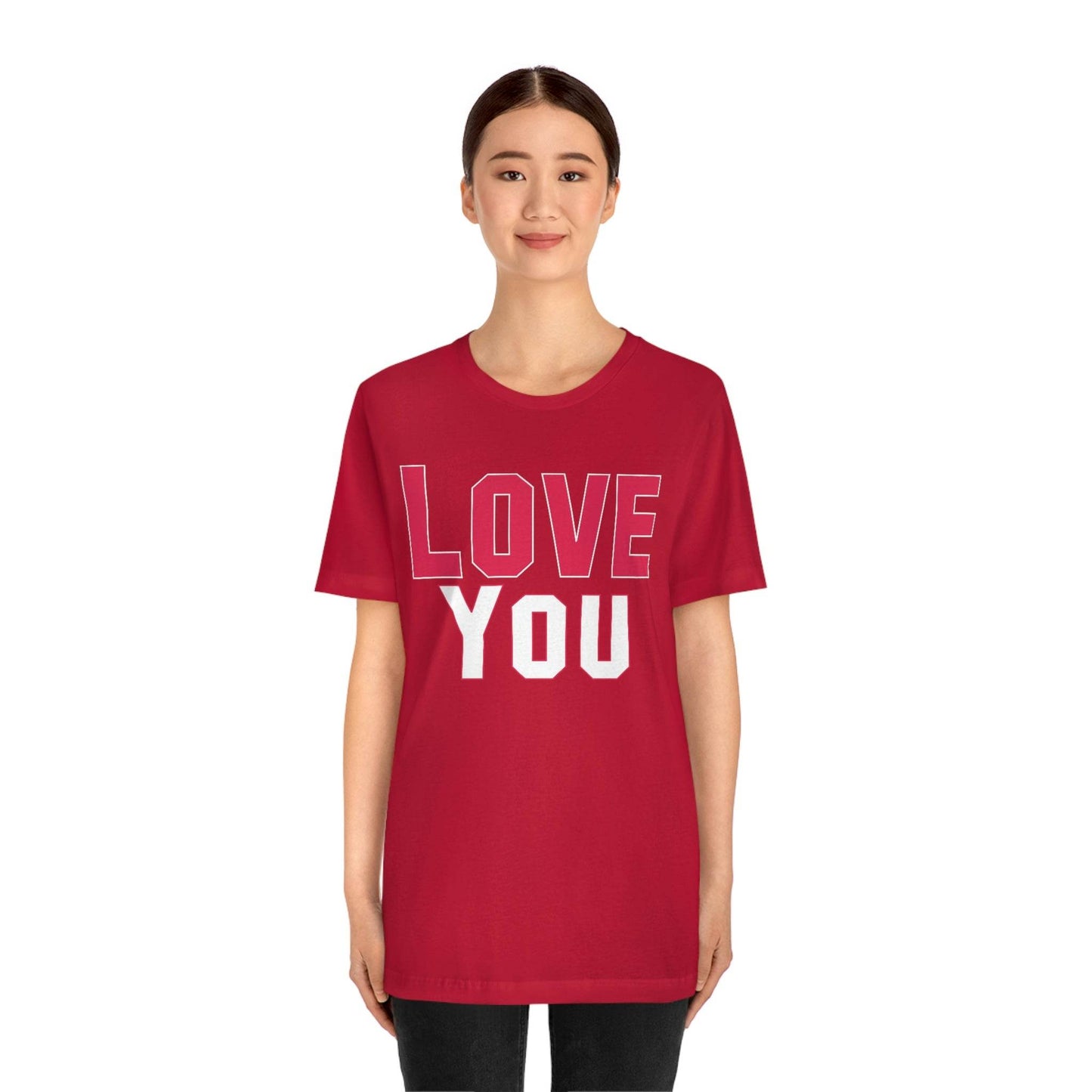 Love you T-shirt - Giftsmojo