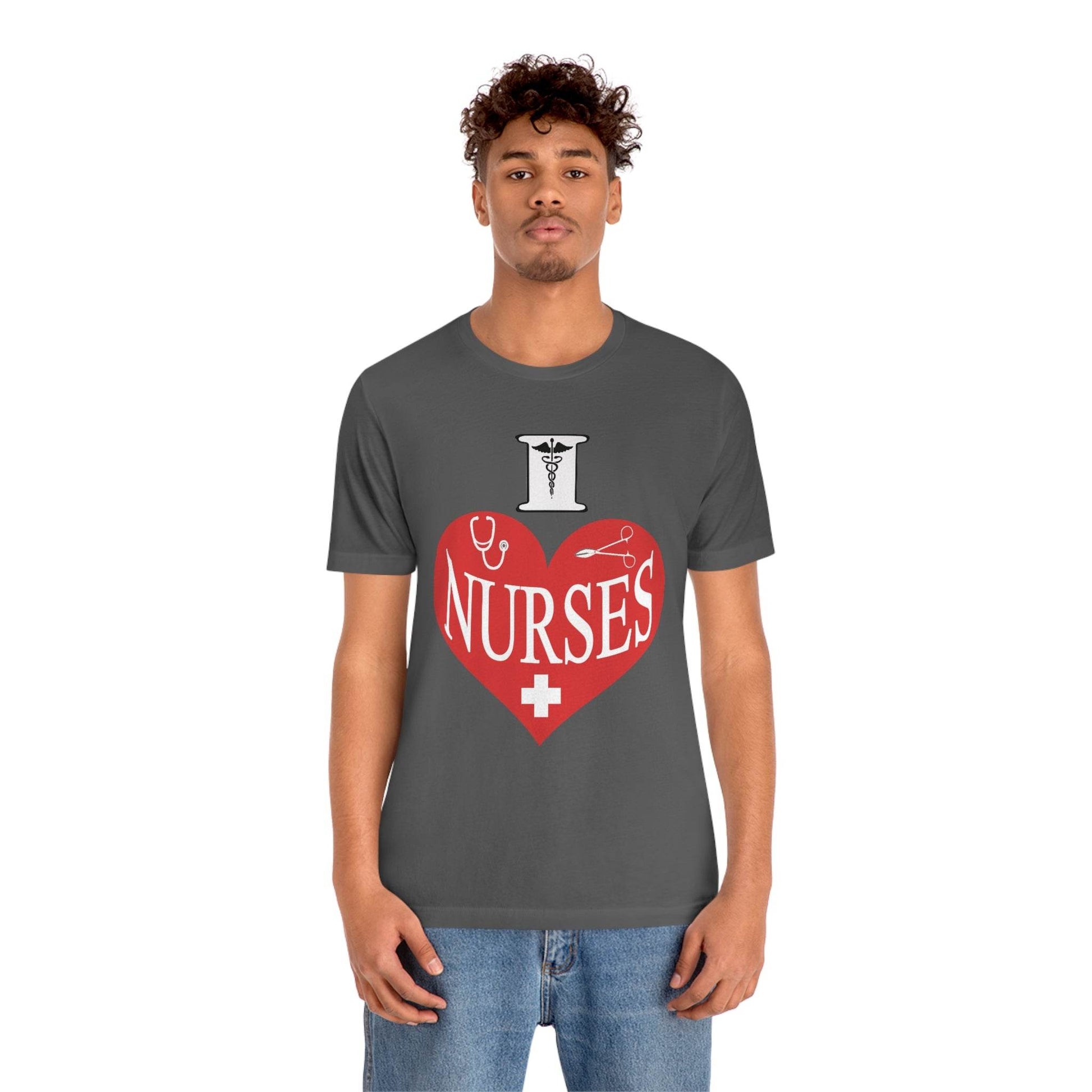 I love Nurses Tee - Giftsmojo