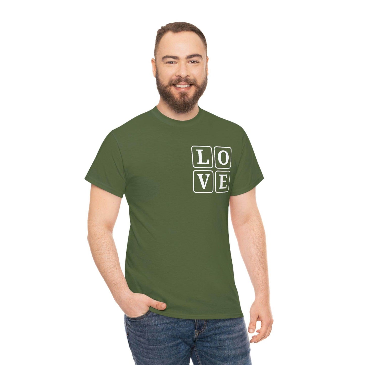 Love Square T-Shirt, - Giftsmojo