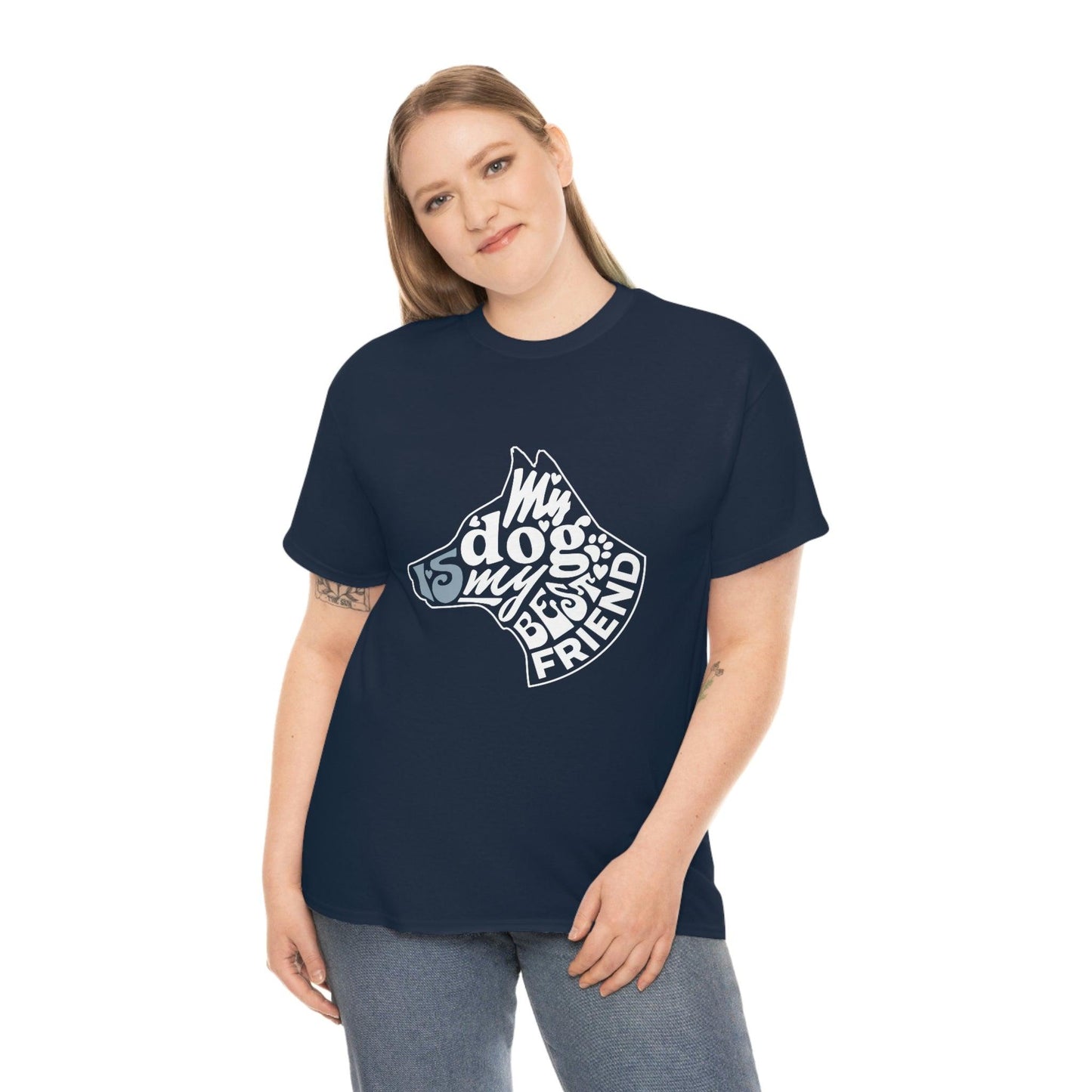 My Dog is My Best Friend Tee - Giftsmojo