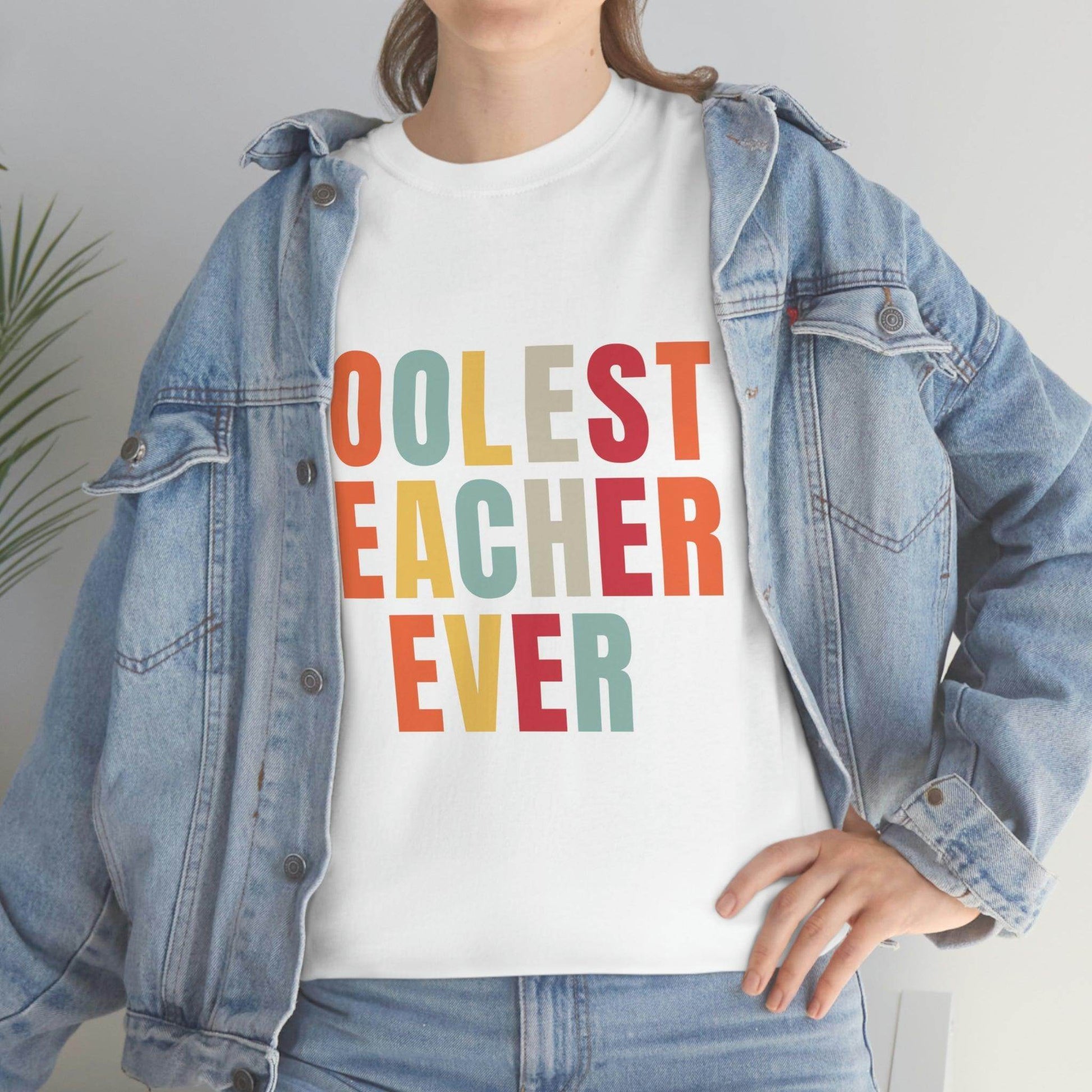 Coolest Teacher Ever Shirt - Giftsmojo