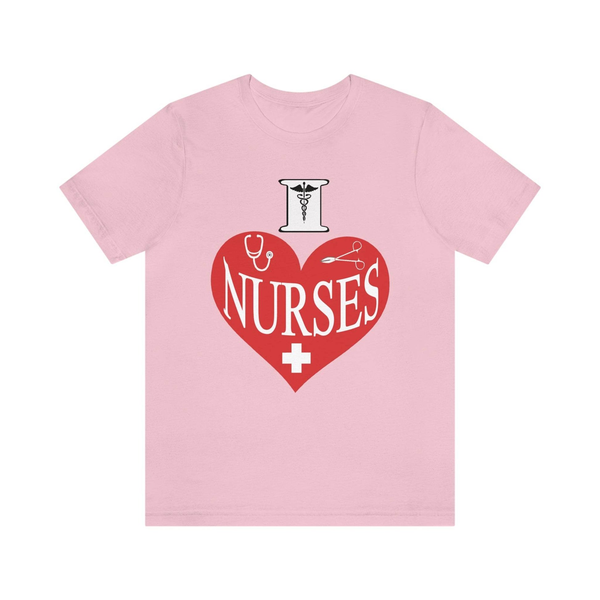 I love Nurses Tee - Giftsmojo