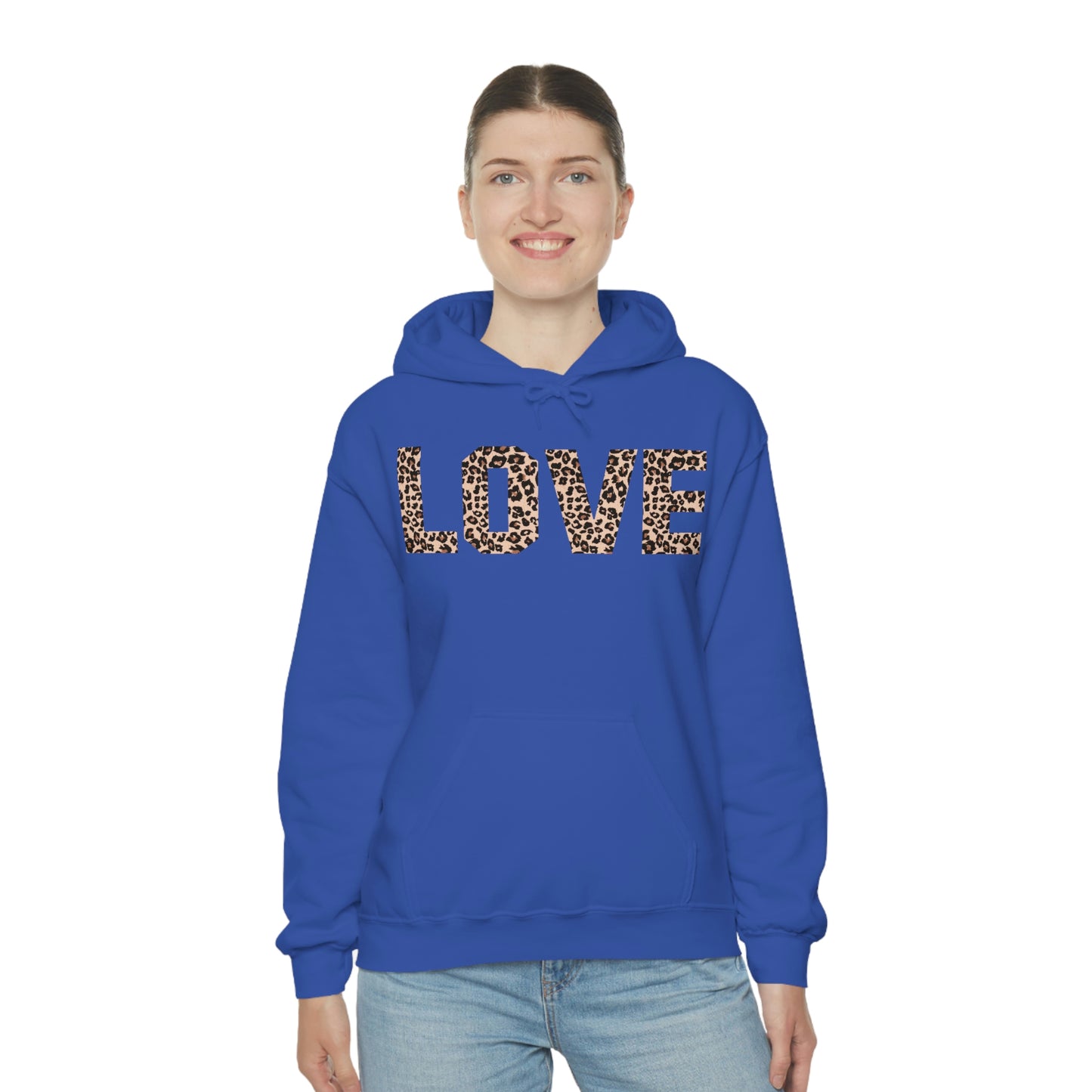 Leopard print Hooded Sweatshirt
