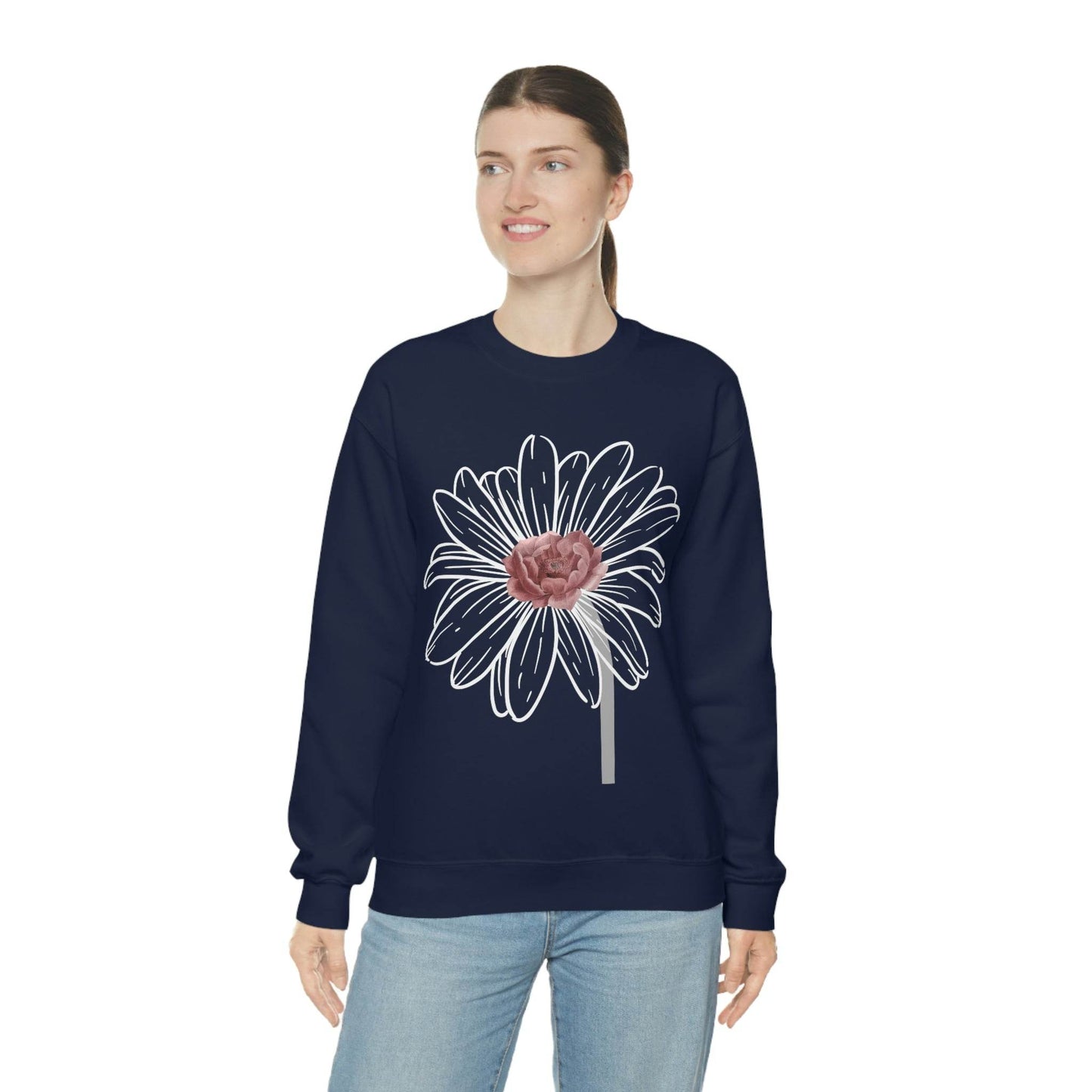 Floral Sweatshirt, Wildflower Sweatshirt, Flower sweatshirt, Wild Flowers - Giftsmojo