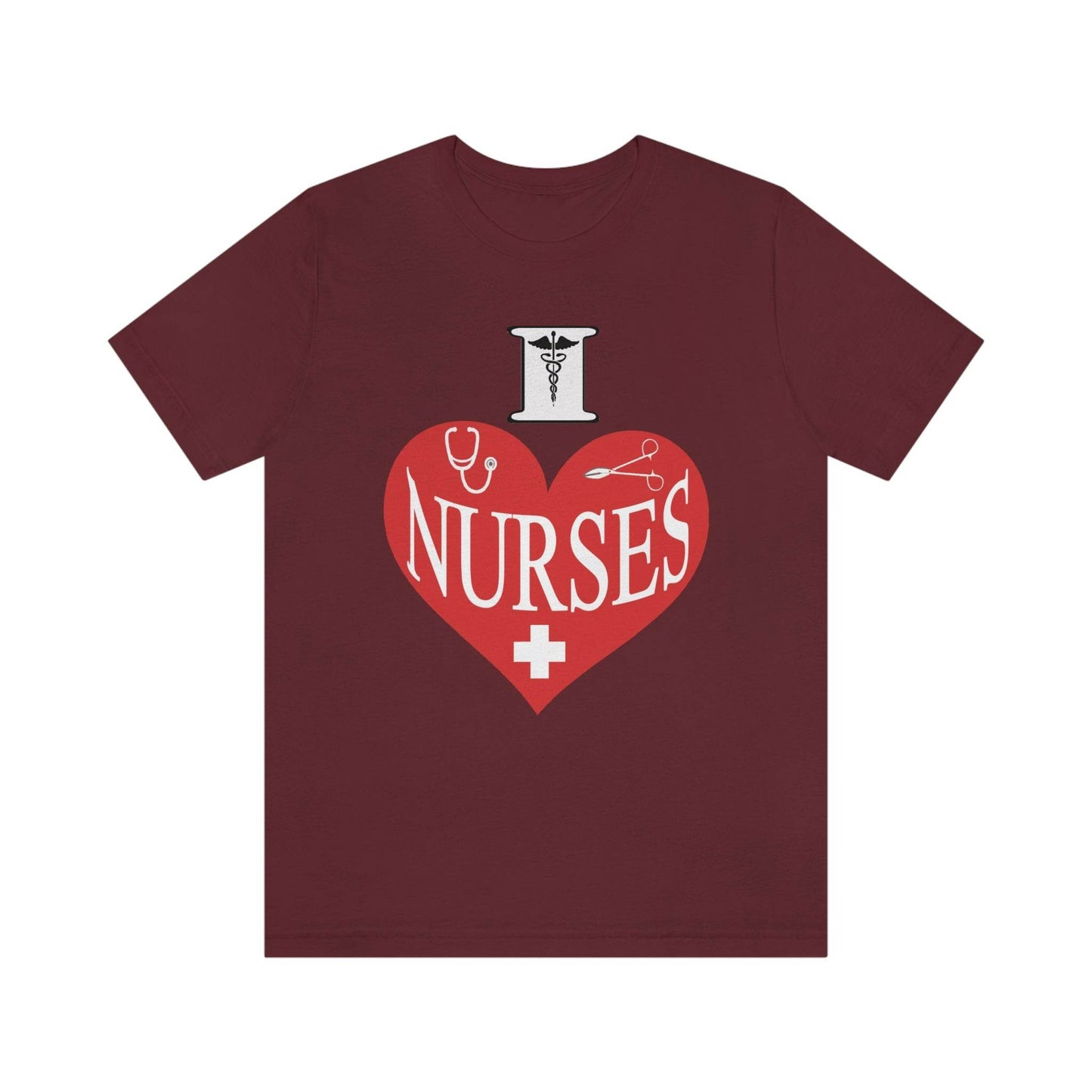 I love Nurses Tee - Giftsmojo