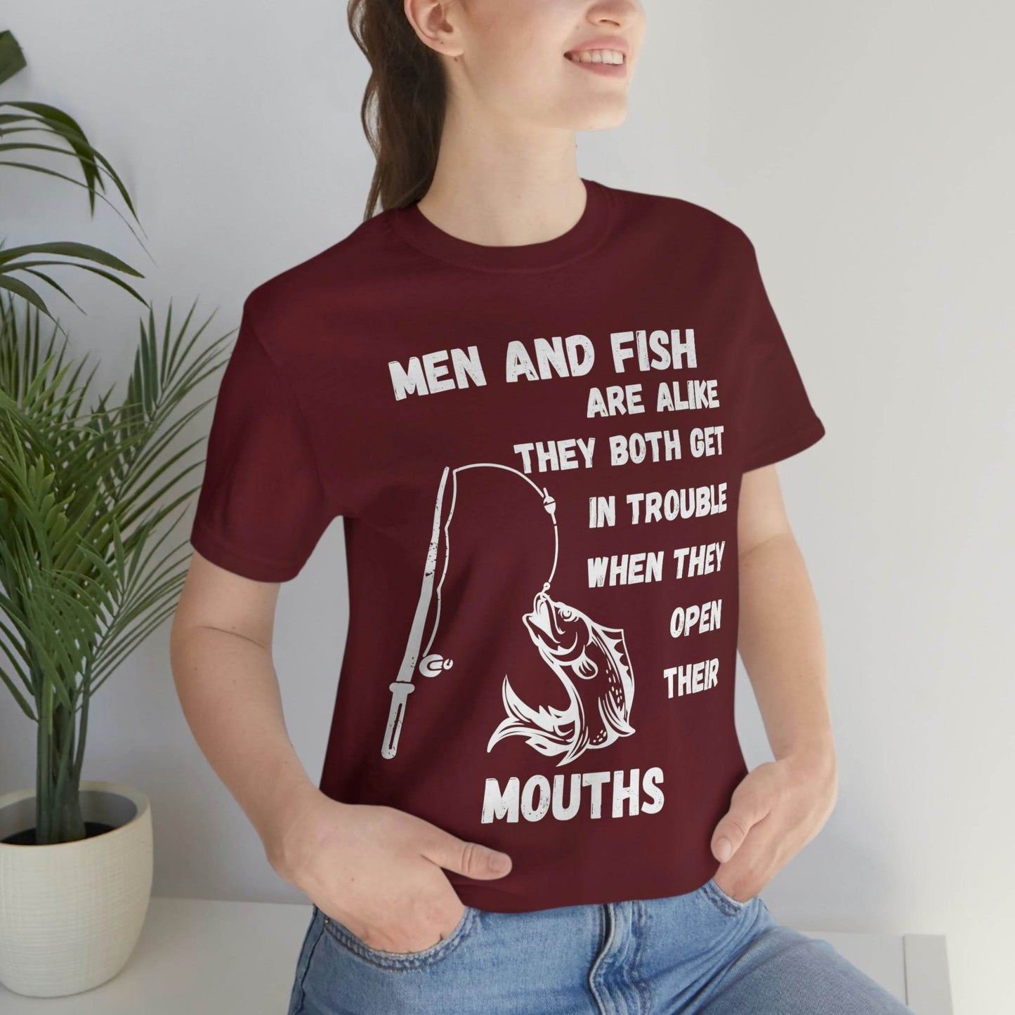 Men and Fish are Alike - Funny fishing shirt - Giftsmojo