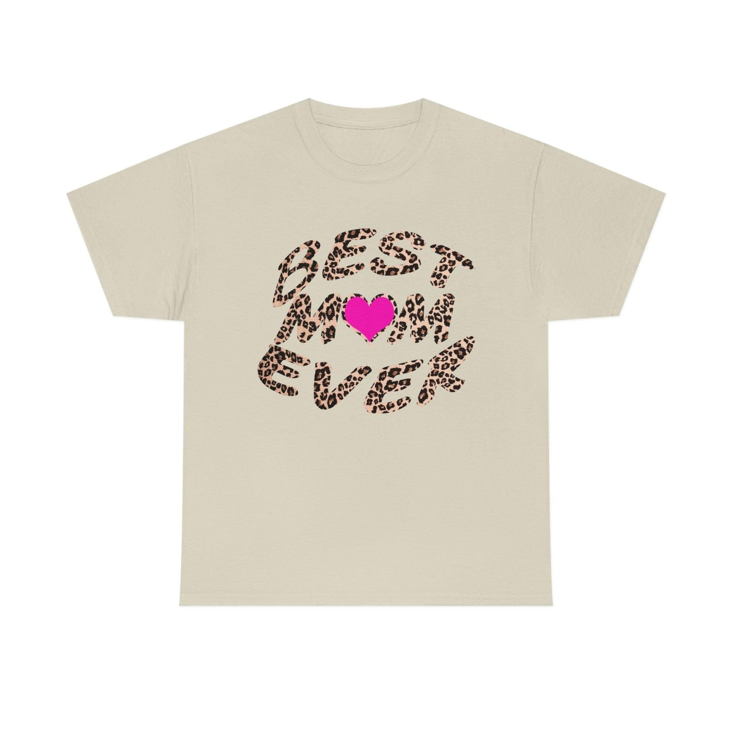 Best mom ever leopard print Tee - Giftsmojo
