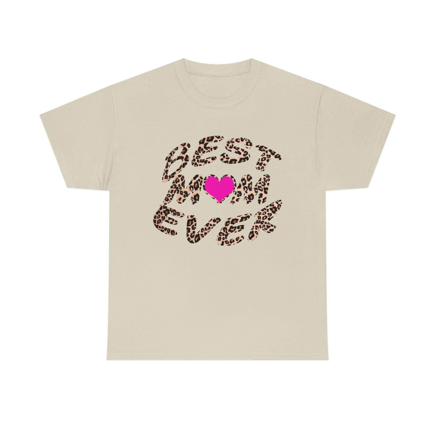 Best mom ever leopard print Tee - Giftsmojo