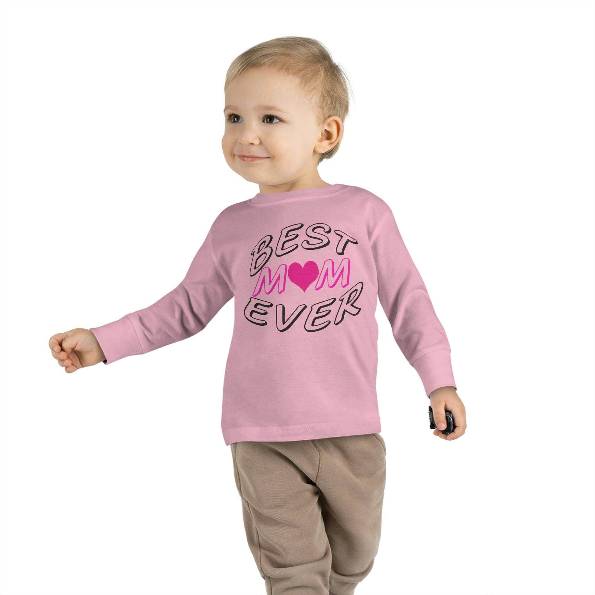 Best Mom Ever toddler long-sleeve tee - Toddler shirt - Giftsmojo