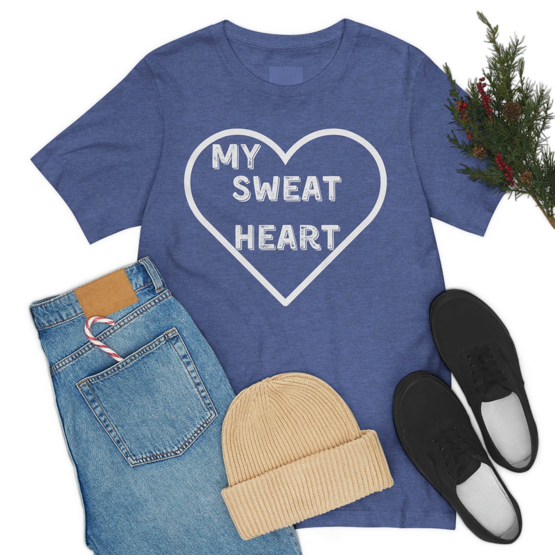 My Sweat Heart - Love shirt - Gift for wife - Gift for Husband - Gift for Girlfriend and Boyfriend - Giftsmojo