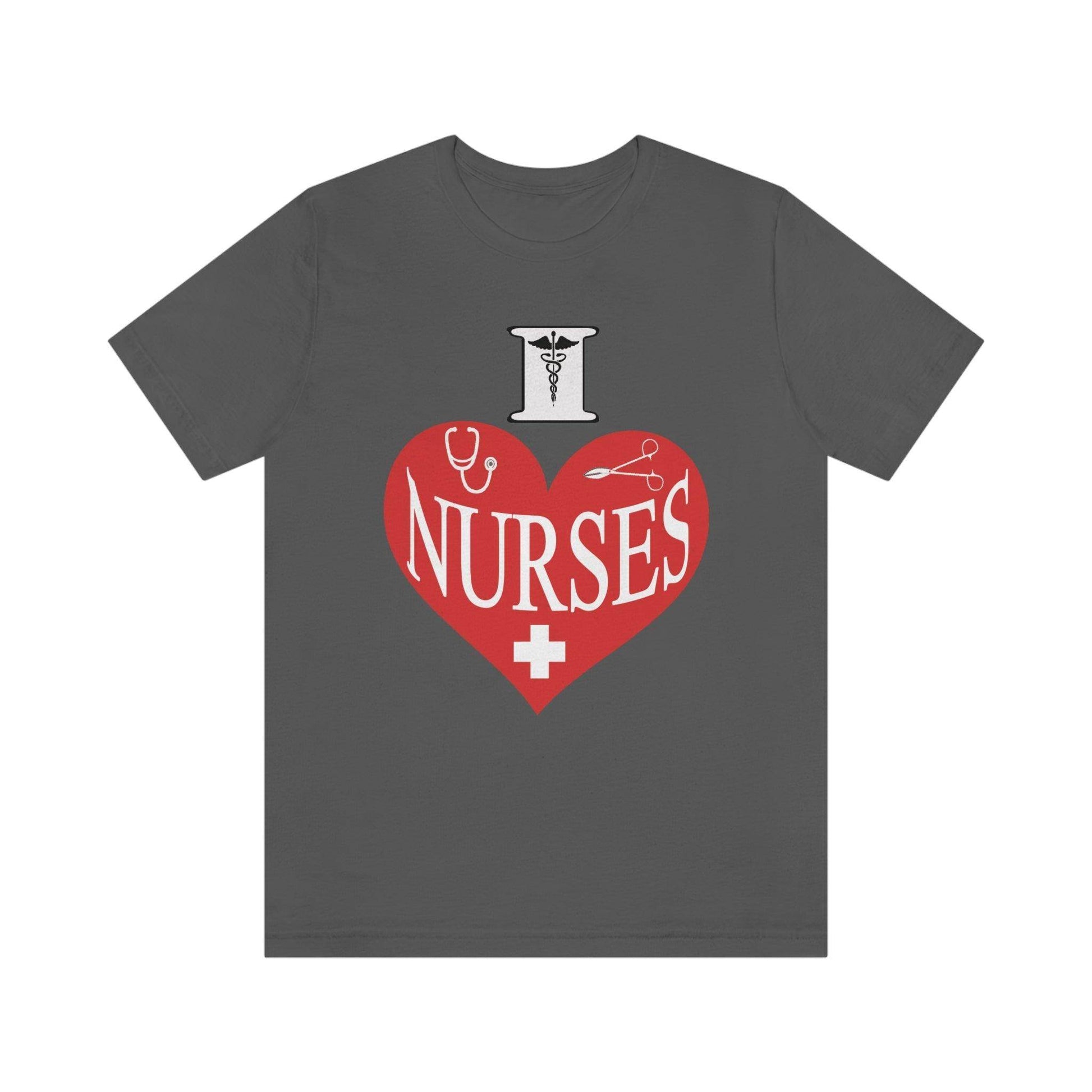 I love Nurses Tee - Giftsmojo