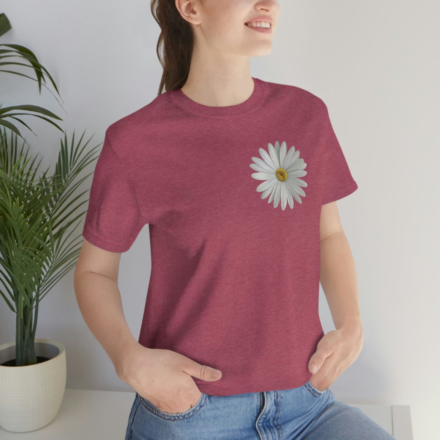 Daisy Shirt Floral Shirt Gift, Boho Shirt, Birth Month Flower, Gift For Mom, Daisy Women Shirt Flower Tee Summer Shirt,