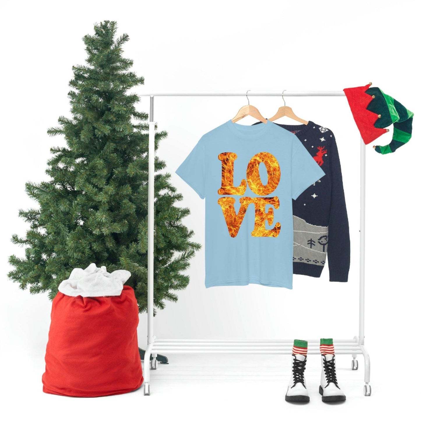 love fire big Tee - Giftsmojo
