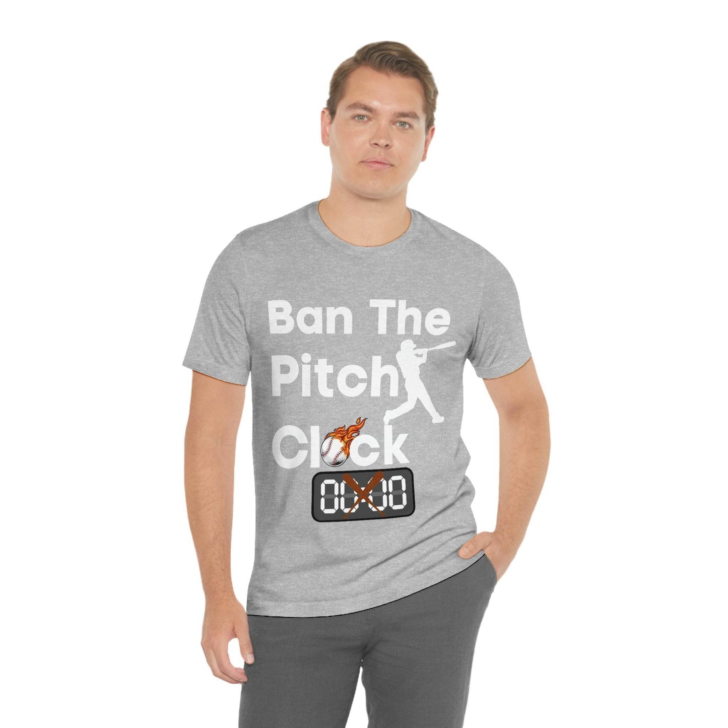Ban The Pitch Clock in Baseball - Ban Baseball Pitch Clock - Giftsmojo
