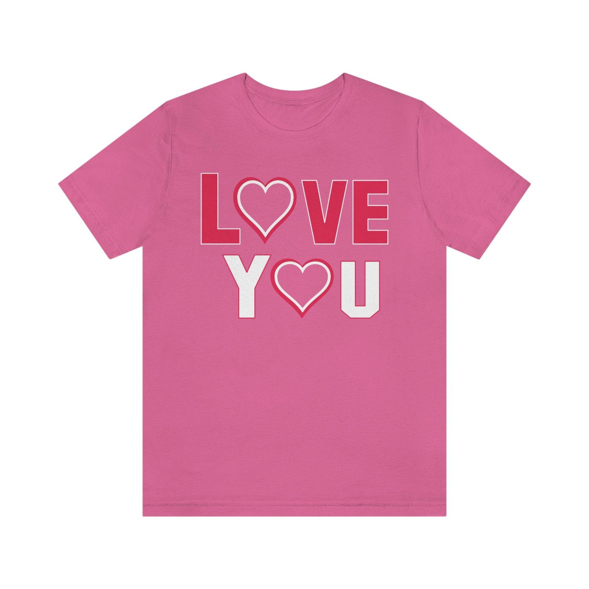 love you heart Tee - Giftsmojo