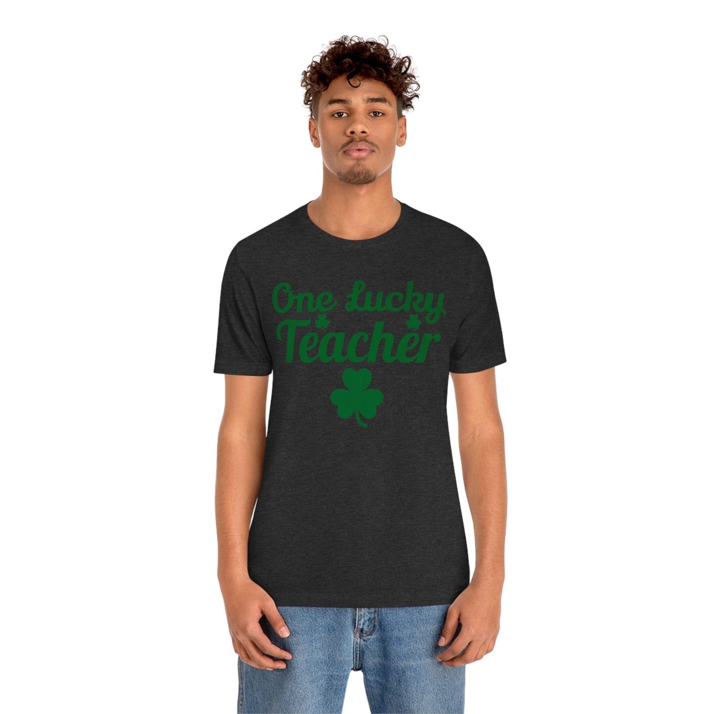 One Lucky Teacher Shirt feeling Lucky St Patrick's Day shirt - Funny St Paddy's day Funny Shirt