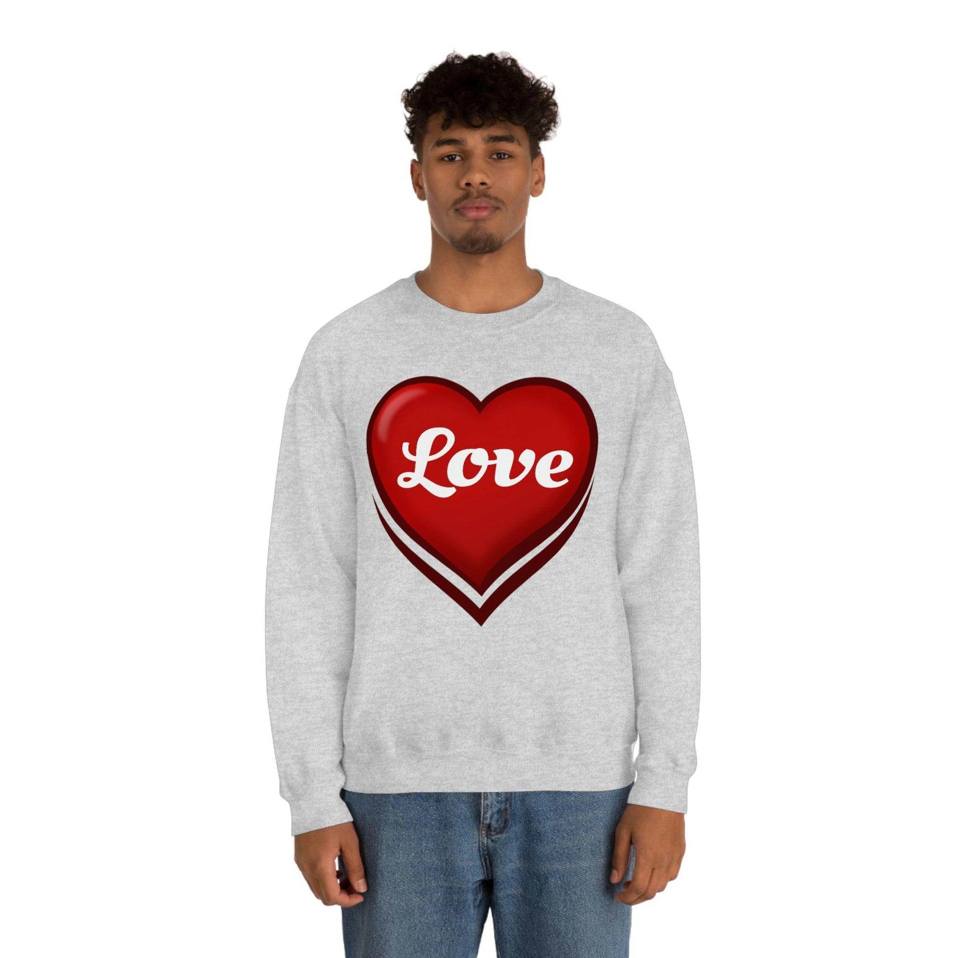 Love Sweatshirt, Valentine's Gift, - Giftsmojo