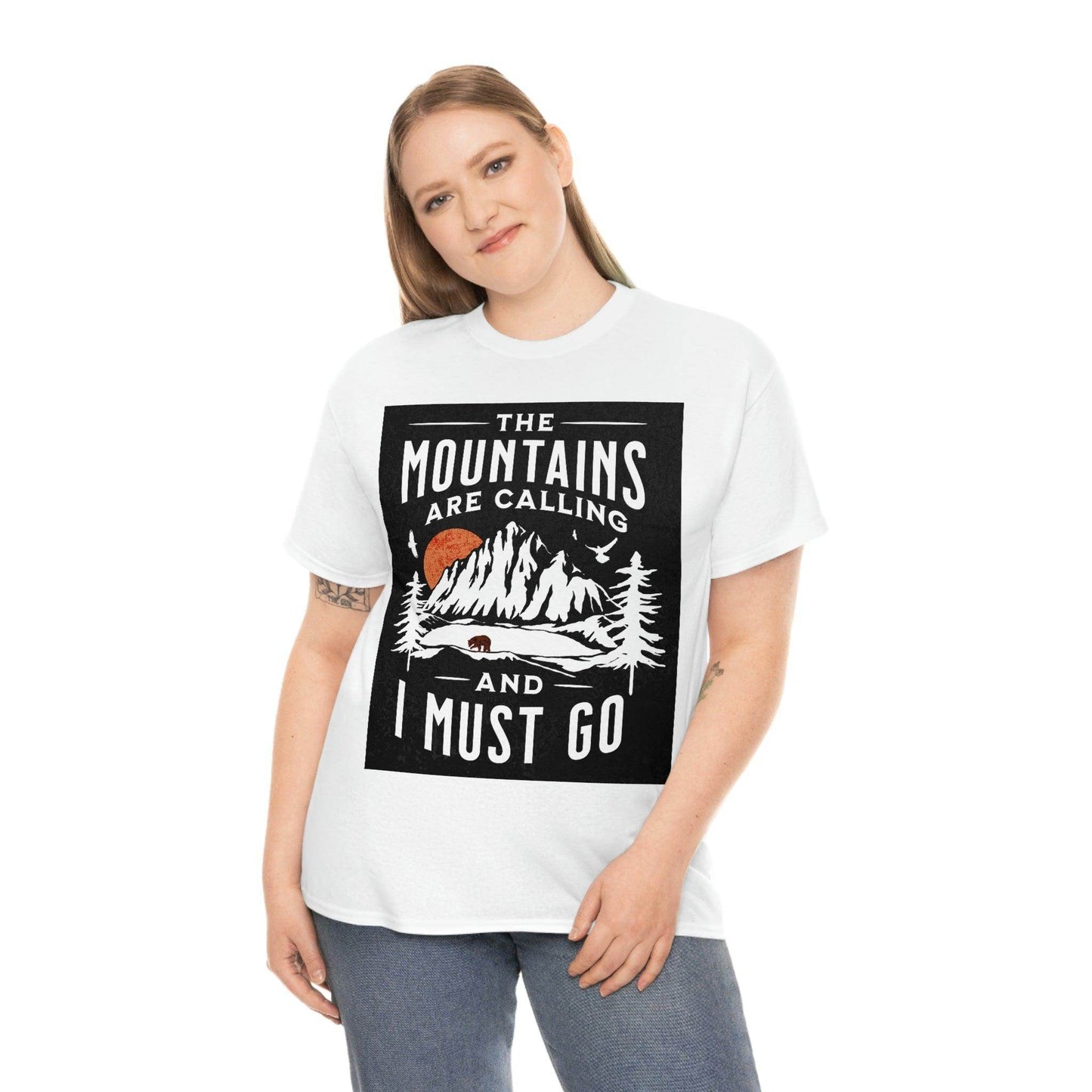 The Mountains are calling Tee - Giftsmojo