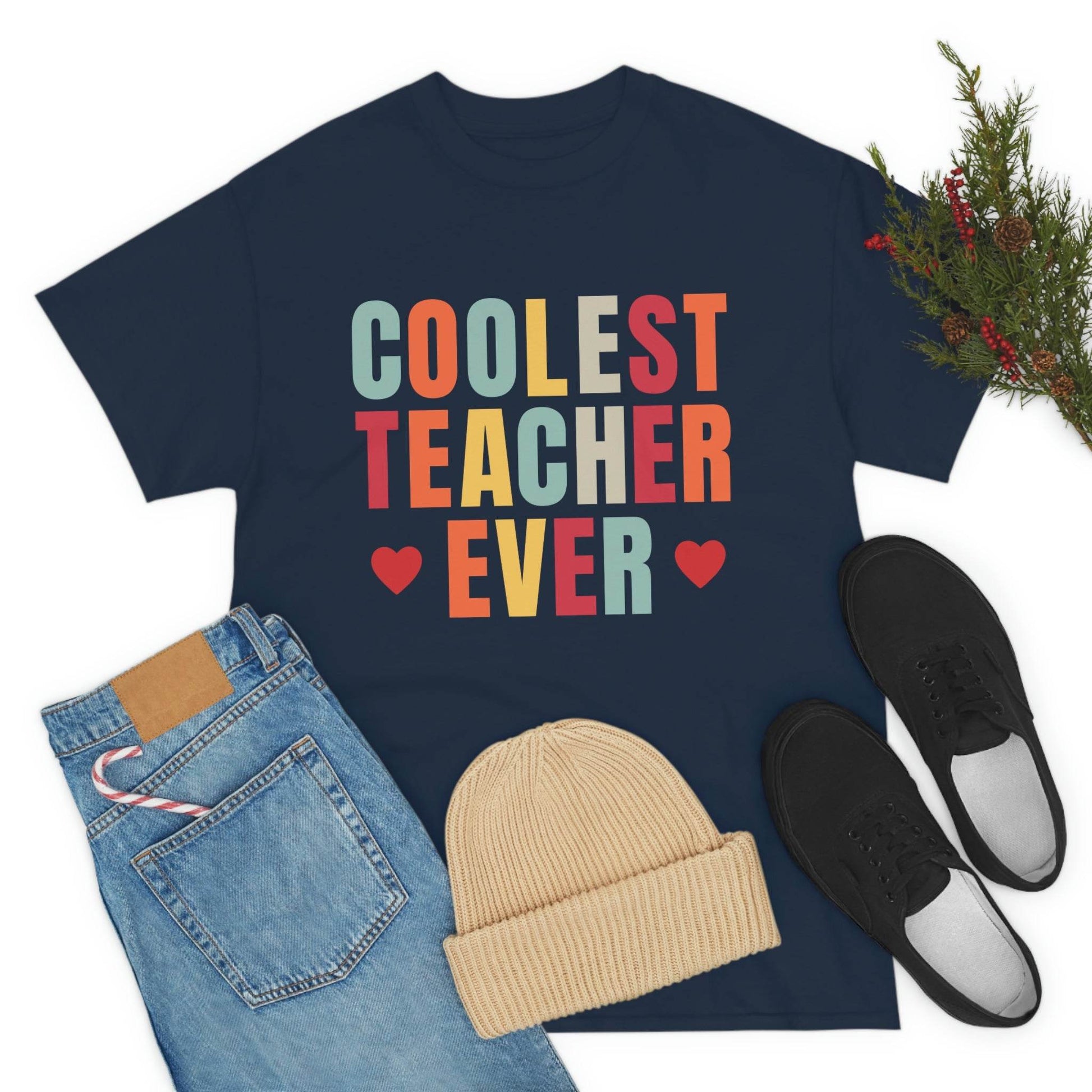 Coolest Teacher Ever T-Shirt - teacher gift - teacher appreciation - Giftsmojo