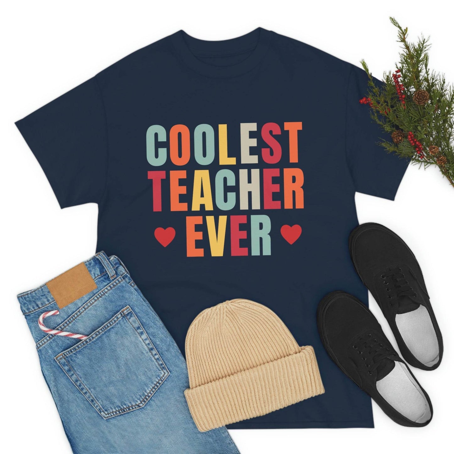 Coolest Teacher Ever T-Shirt - teacher gift - teacher appreciation - Giftsmojo