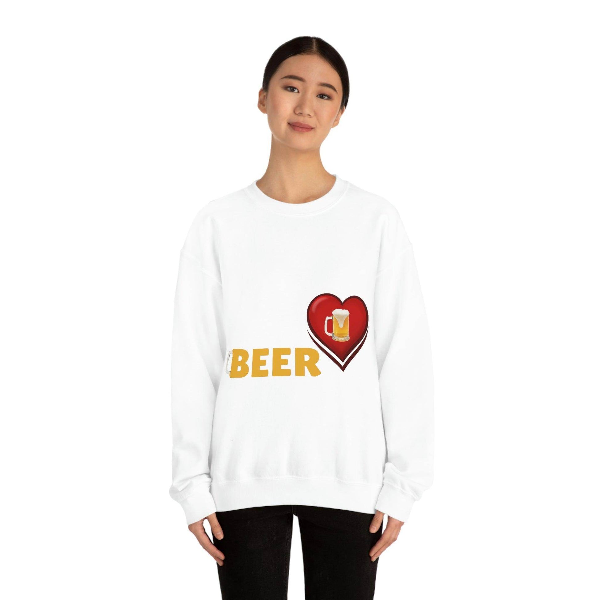 All I want for Valentine's is Beer Sweatshirt - Giftsmojo