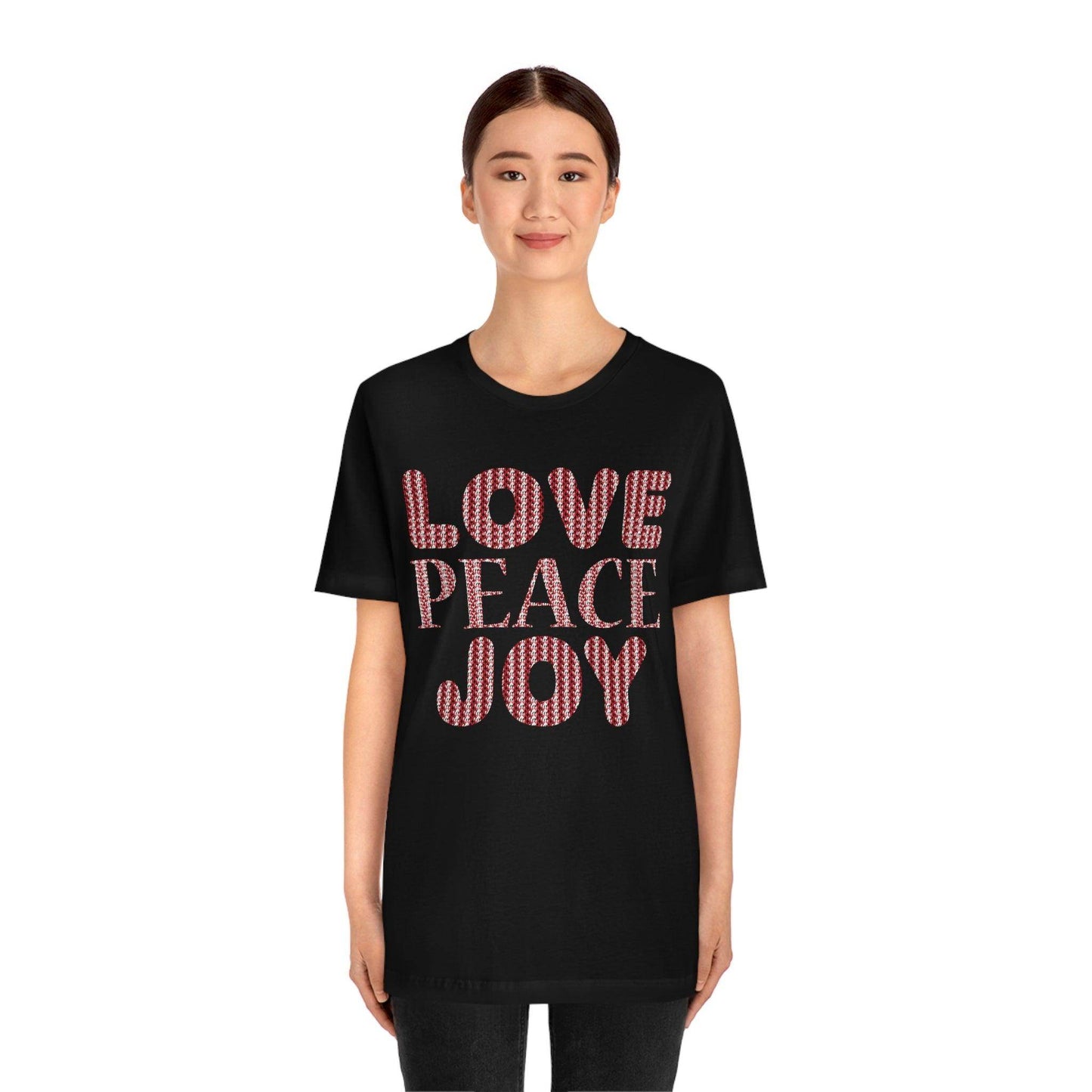 love peace joy Tee - Giftsmojo