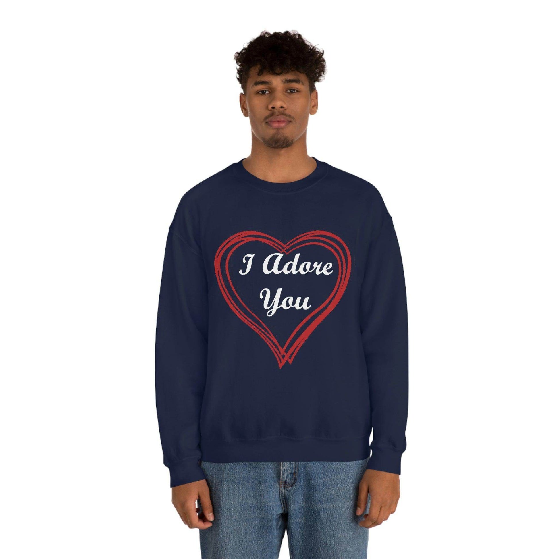 I Adore You Crewneck Sweatshirt - Giftsmojo
