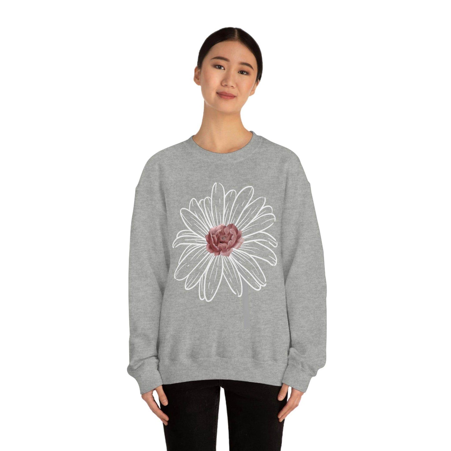 Floral Sweatshirt, Wildflower Sweatshirt, Flower sweatshirt, Wild Flowers - Giftsmojo