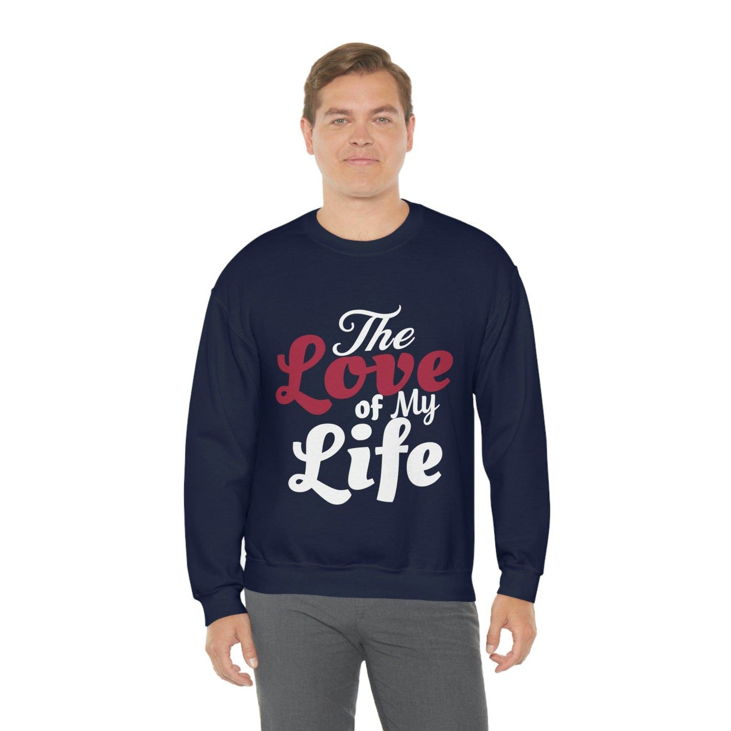 Love Sweatshirt, Love Shirt, Gift For Fiance, Newlywed Gift, Gift For Wife, Engagement Shirt,The Love of My Life, Valentine's day gift - Giftsmojo