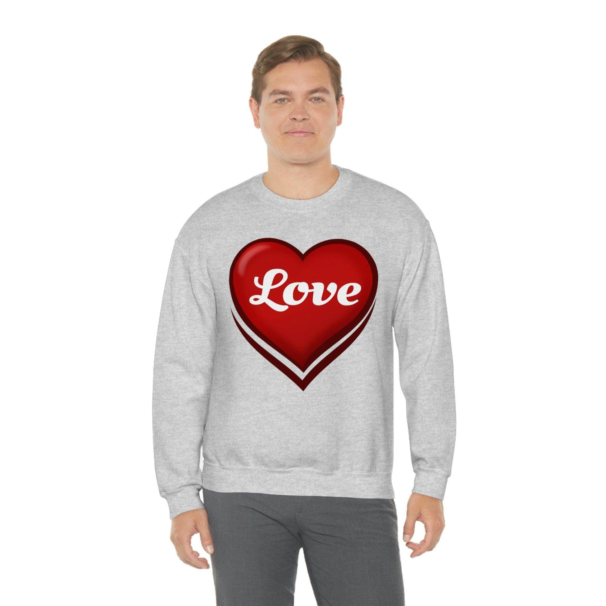Love Sweatshirt, Valentine's Gift, - Giftsmojo