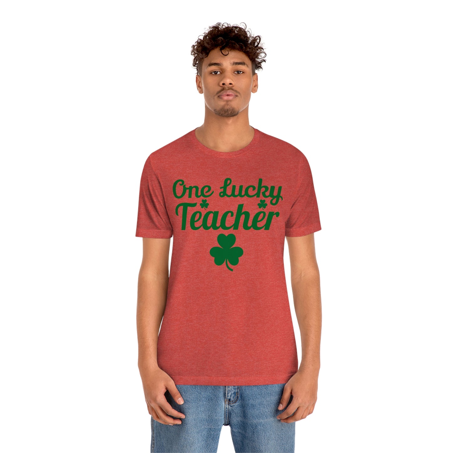 One Lucky Teacher Shirt feeling Lucky St Patrick's Day shirt - Funny St Paddy's day Funny Shirt