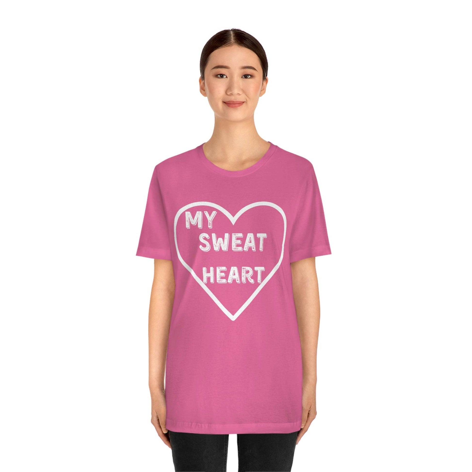 My Sweat Heart - Love shirt - Gift for wife - Gift for Husband - Gift for Girlfriend and Boyfriend - Giftsmojo